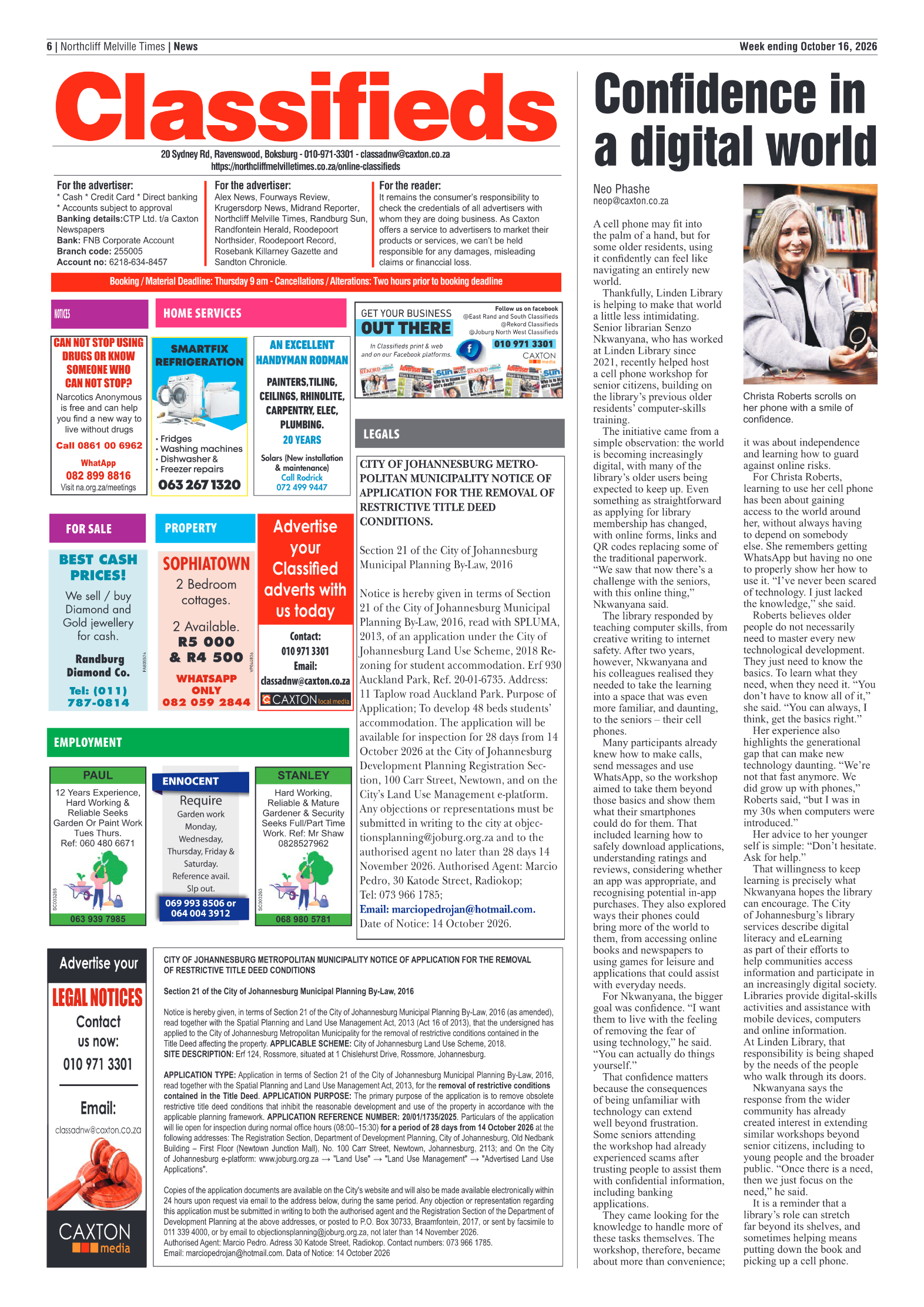 Northcliff Melville Times 16 October 2026 page 5