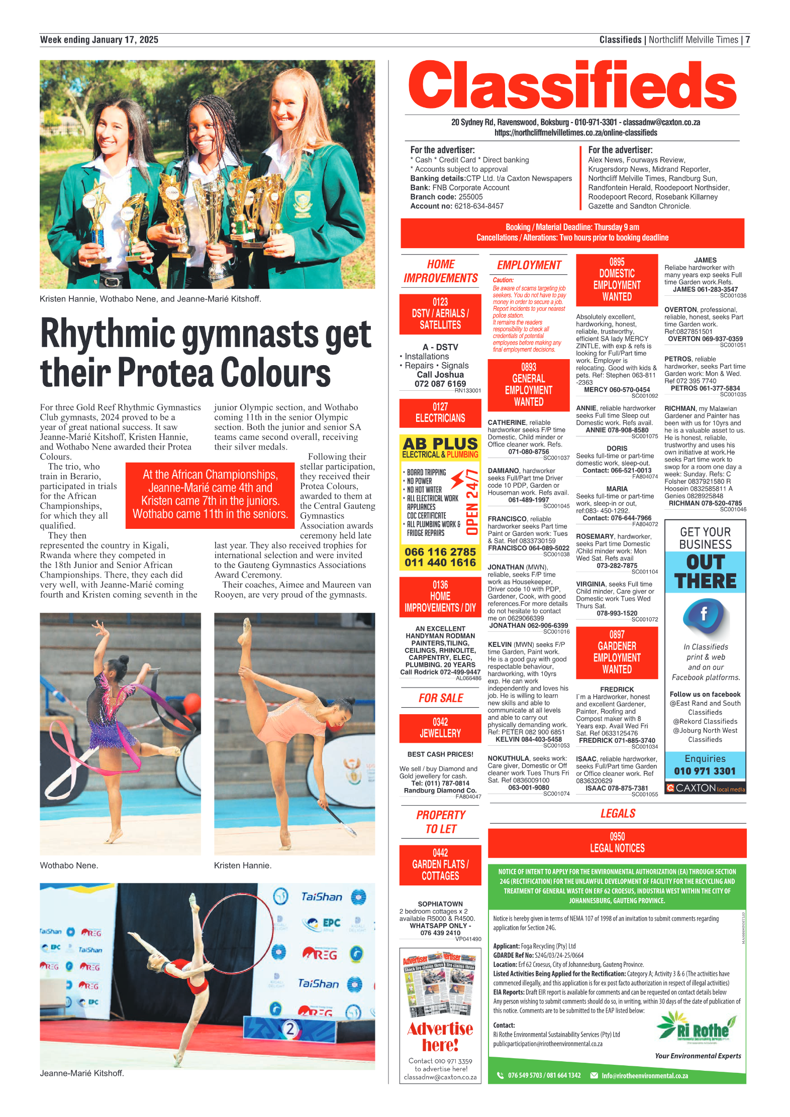 Northcliff Melville Times 17 January 2025 page 7
