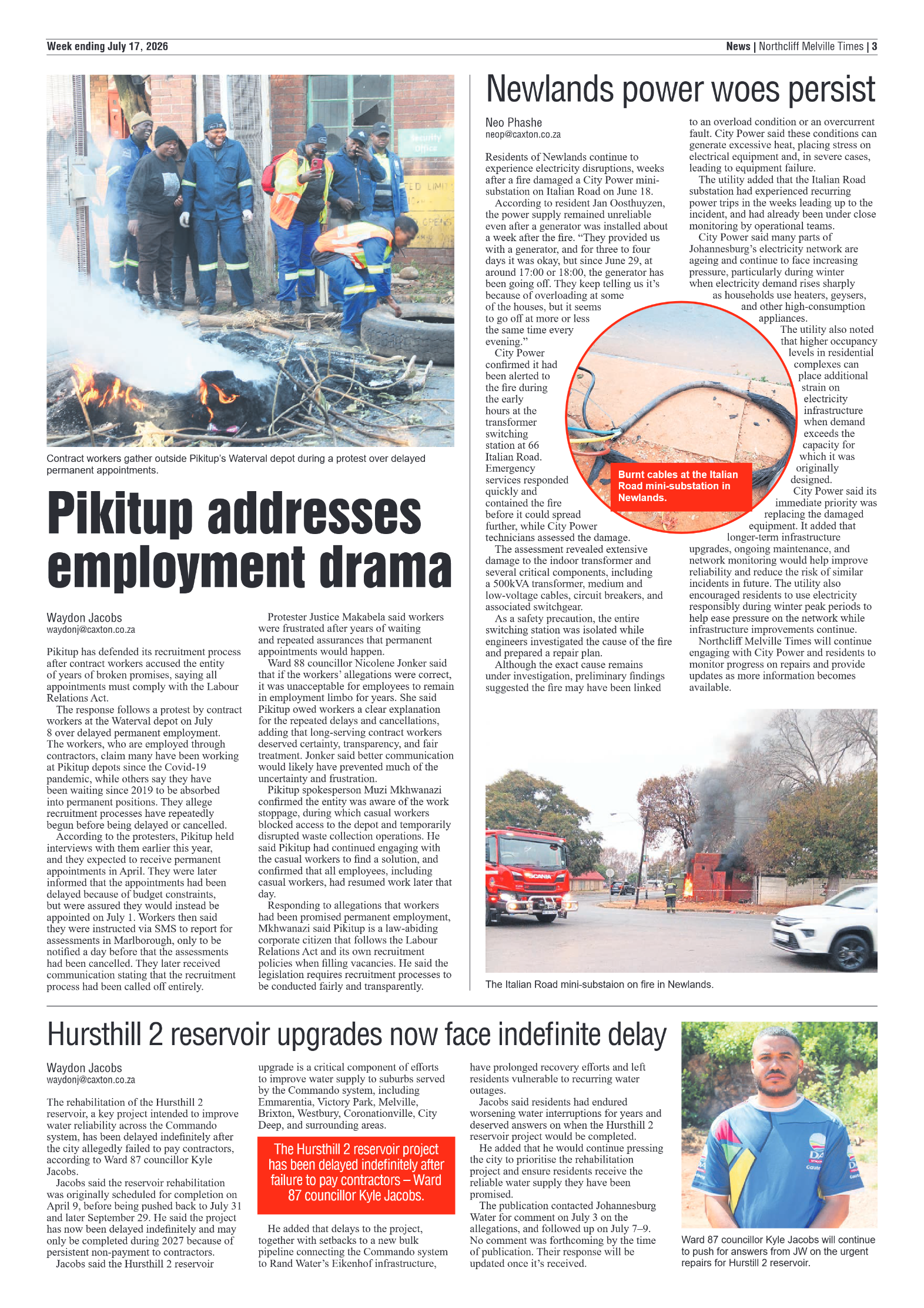 Northcliff Melville Times 17 July 2026 page 3