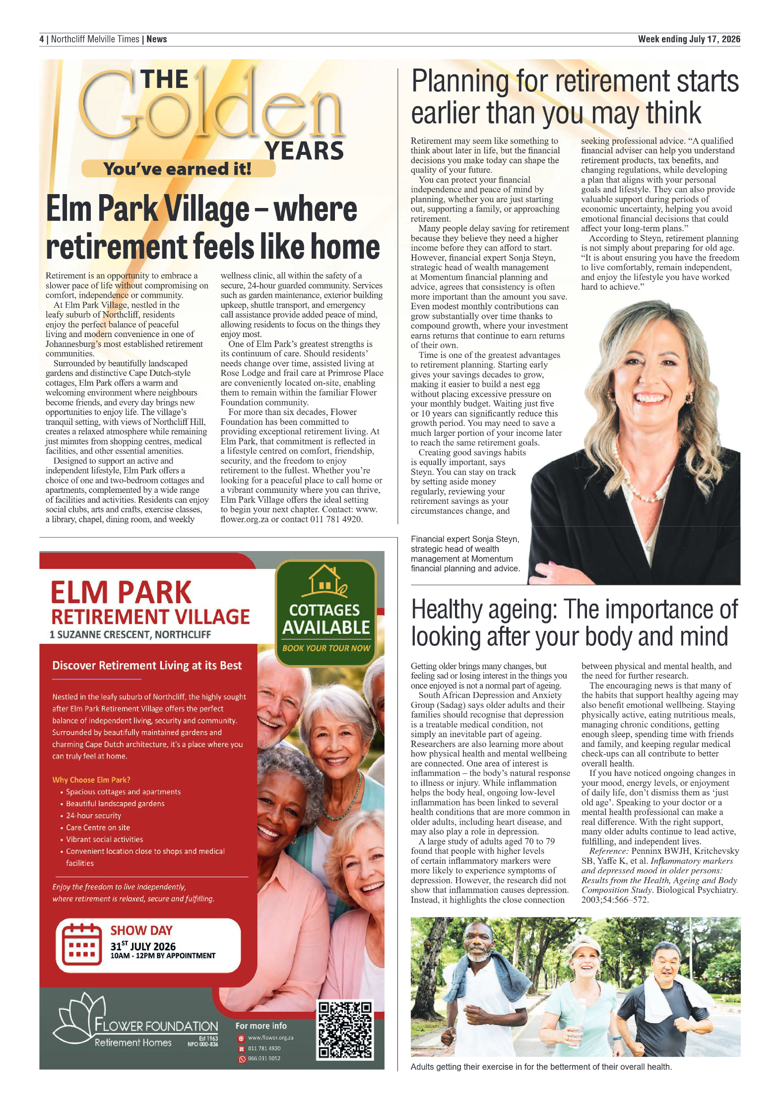 Northcliff Melville Times 17 July 2026 page 4