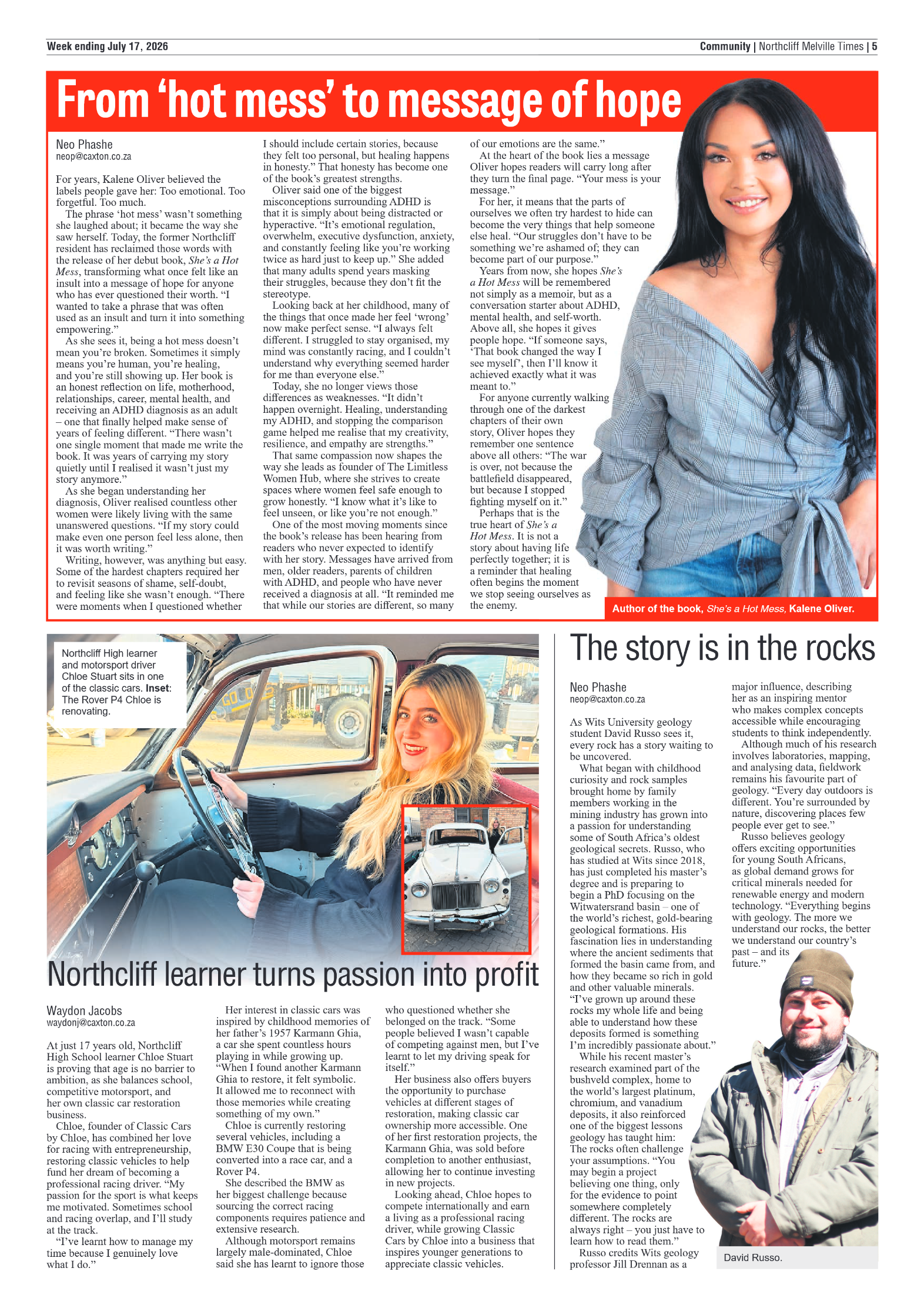 Northcliff Melville Times 17 July 2026 page 5