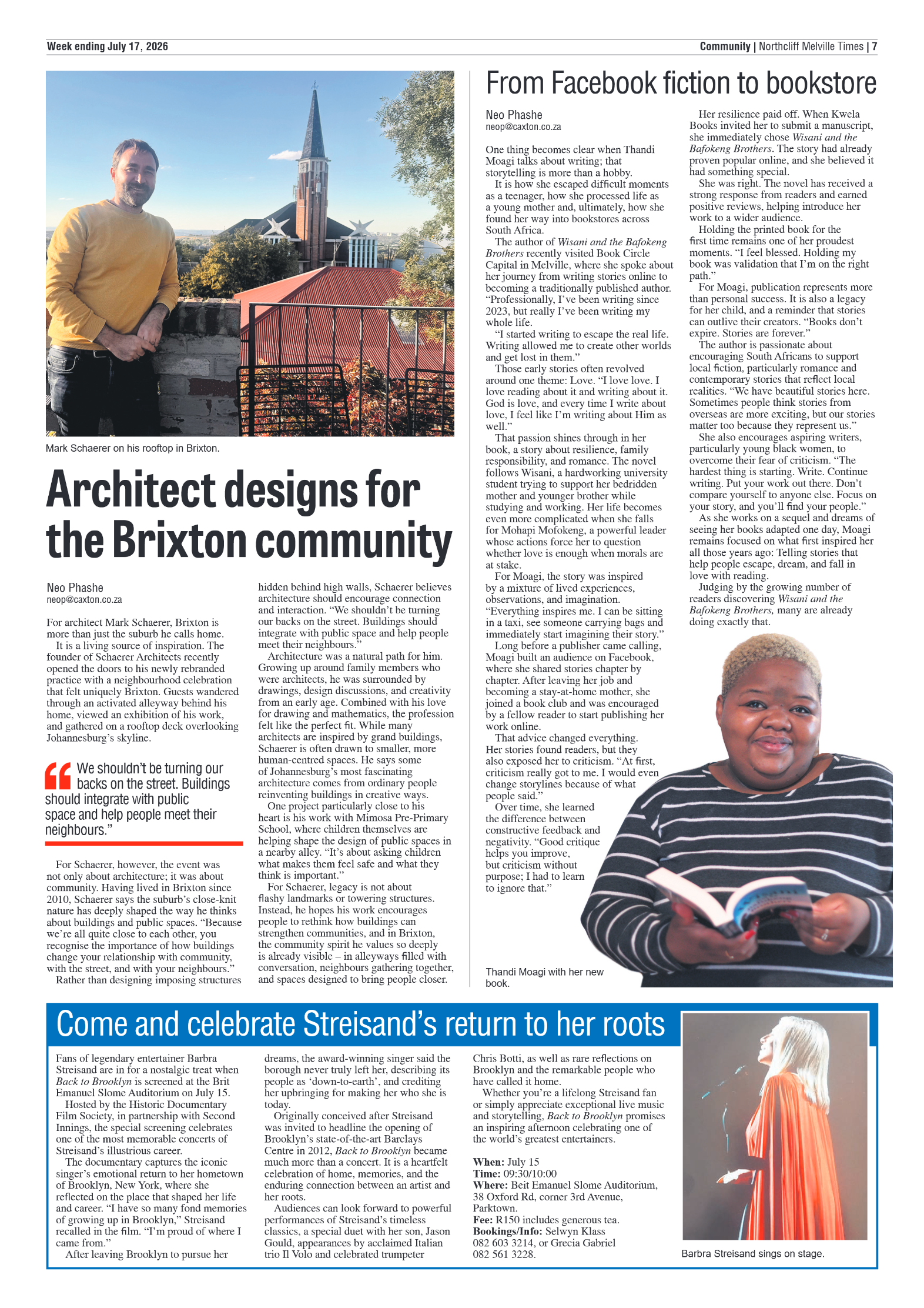 Northcliff Melville Times 17 July 2026 page 7