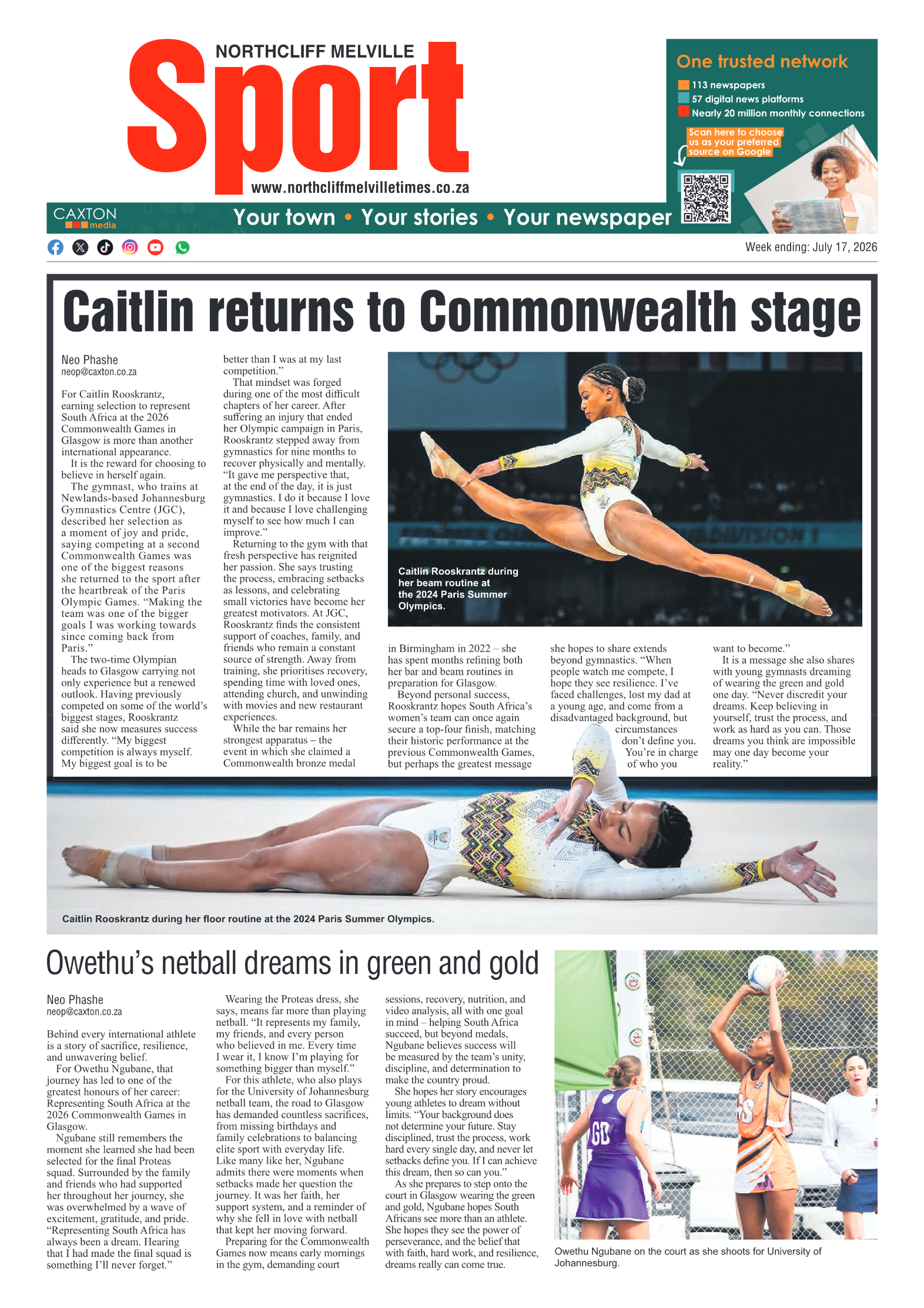 Northcliff Melville Times 17 July 2026 page 8
