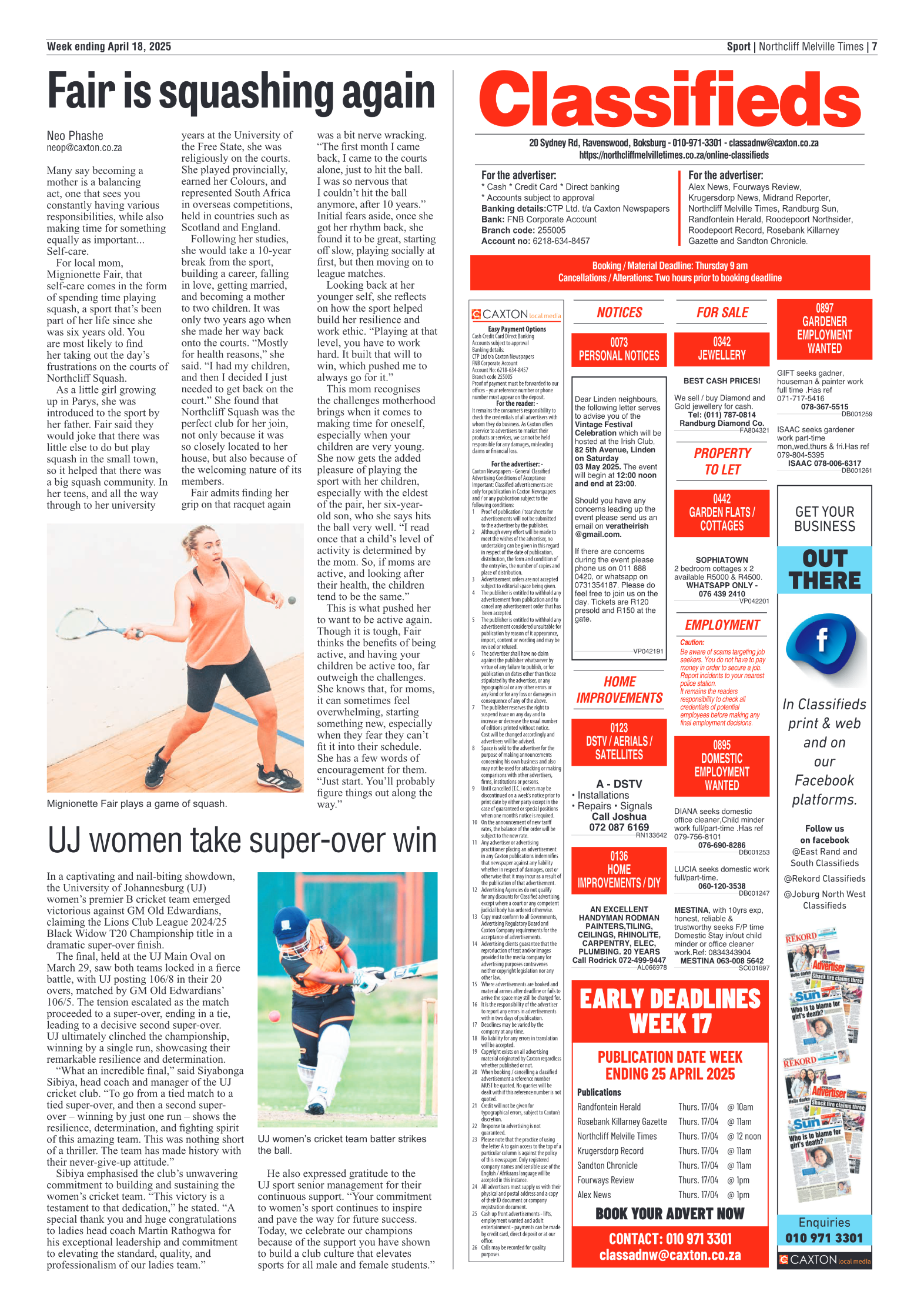 Northcliff Melville Times 18 April 2025 page 7