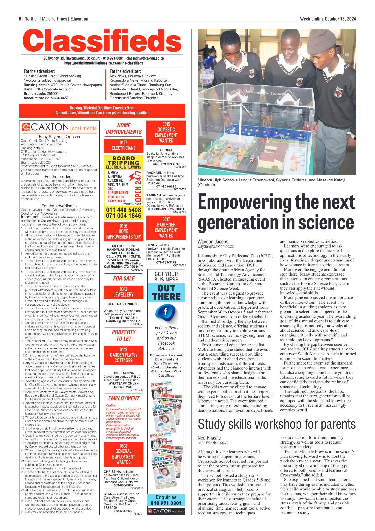 Northcliff Melville Times 18 October 2024 page 6