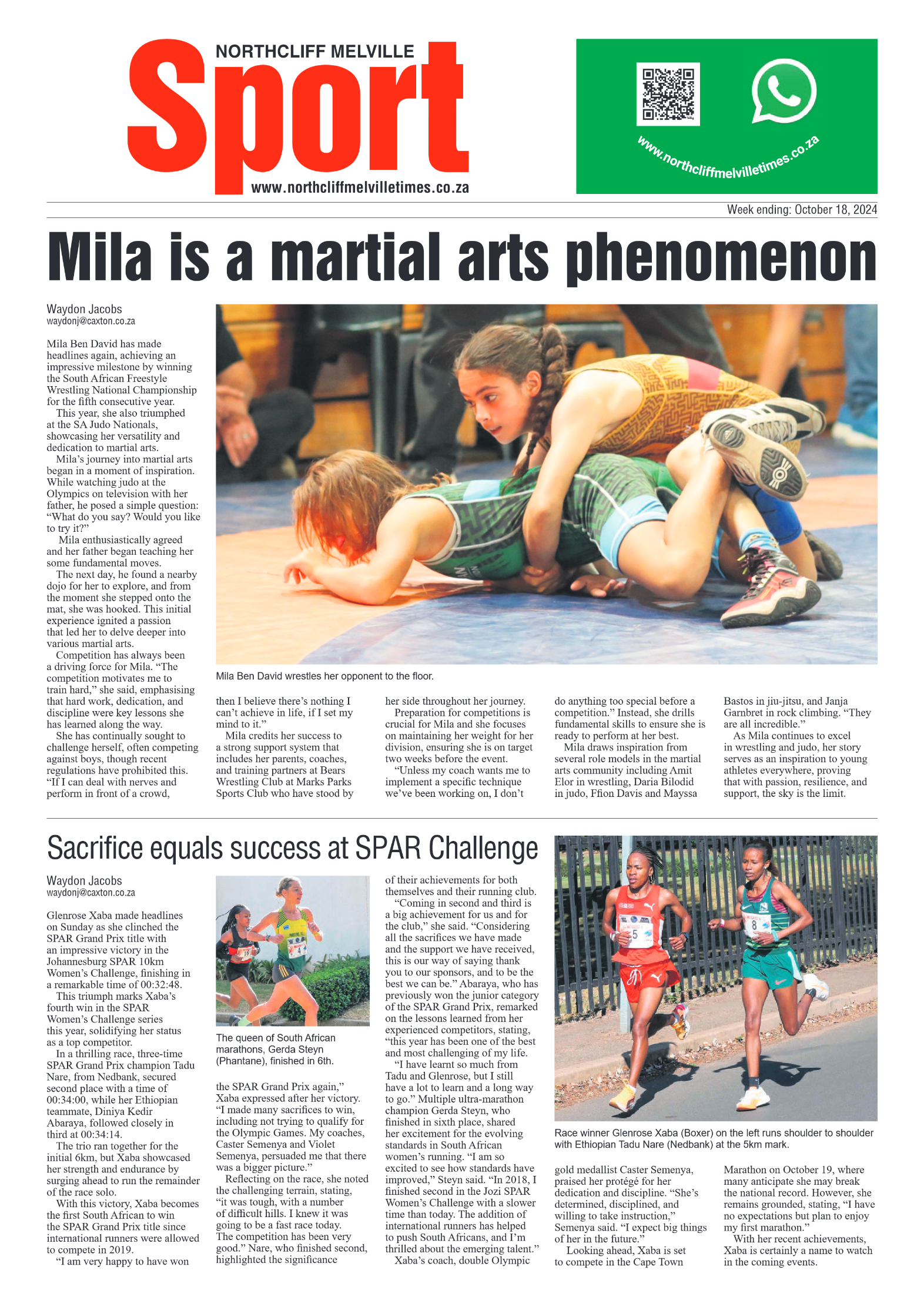Northcliff Melville Times 18 October 2024 page 8