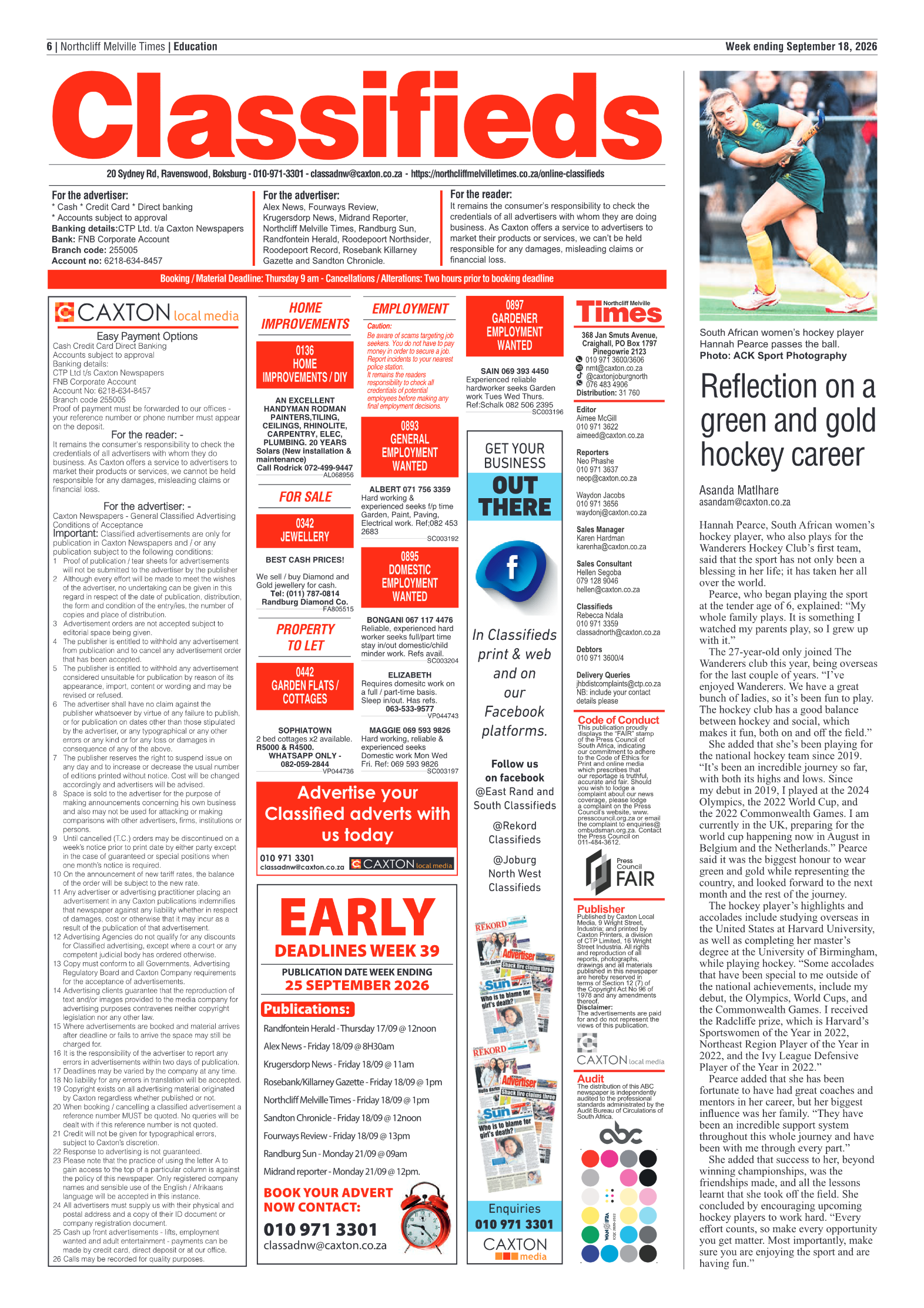 Northcliff Melville Times 18 September 2026 page 6