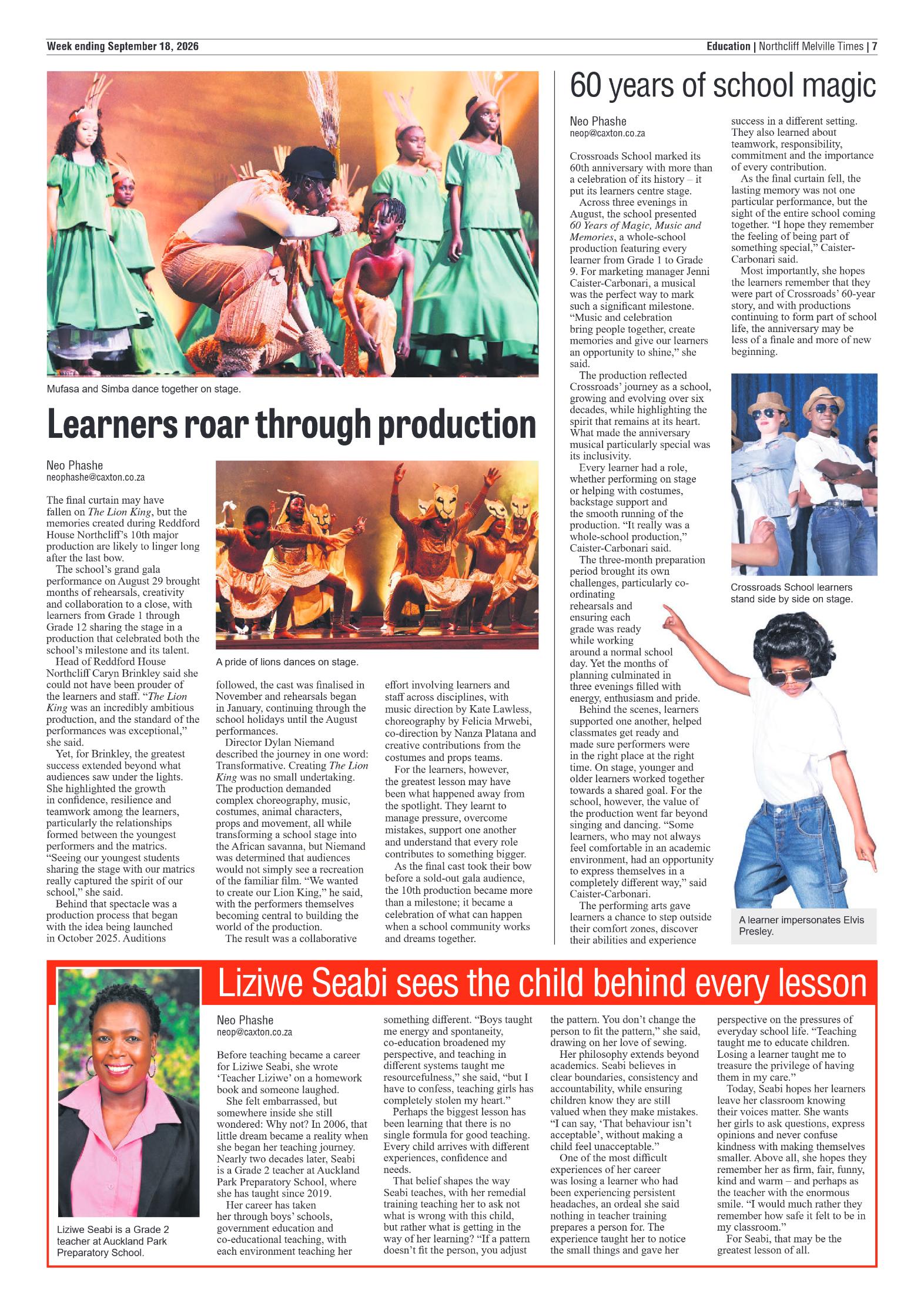 Northcliff Melville Times 18 September 2026 page 7