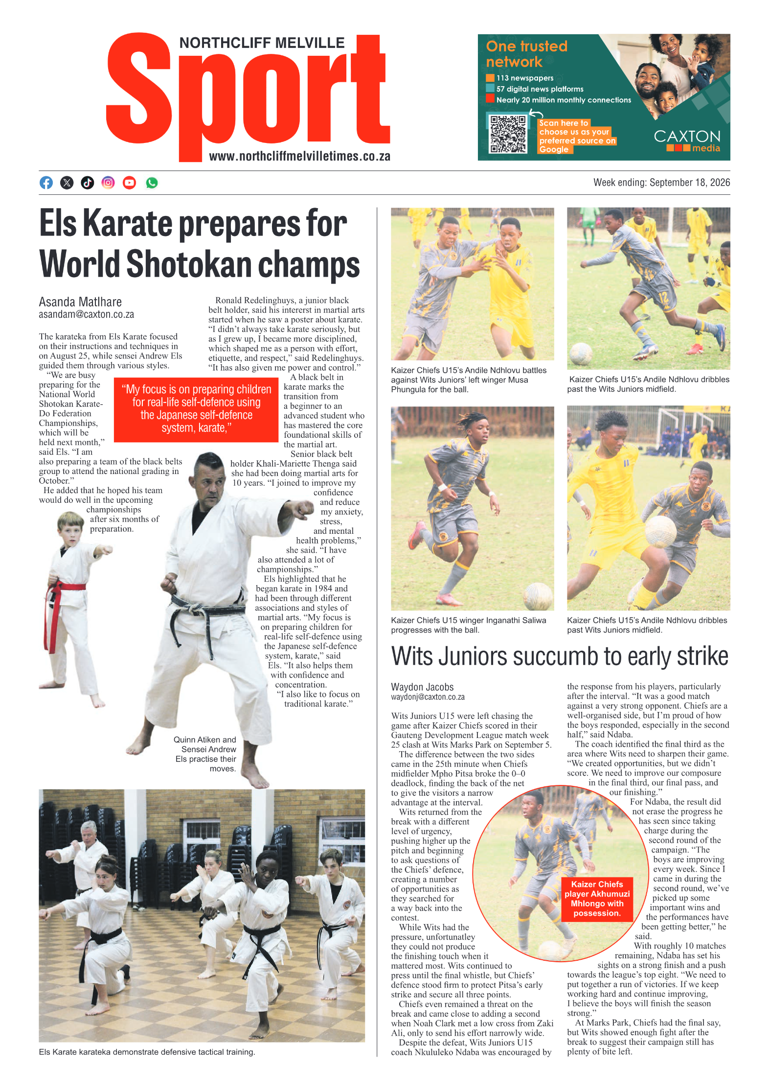 Northcliff Melville Times 18 September 2026 page 8