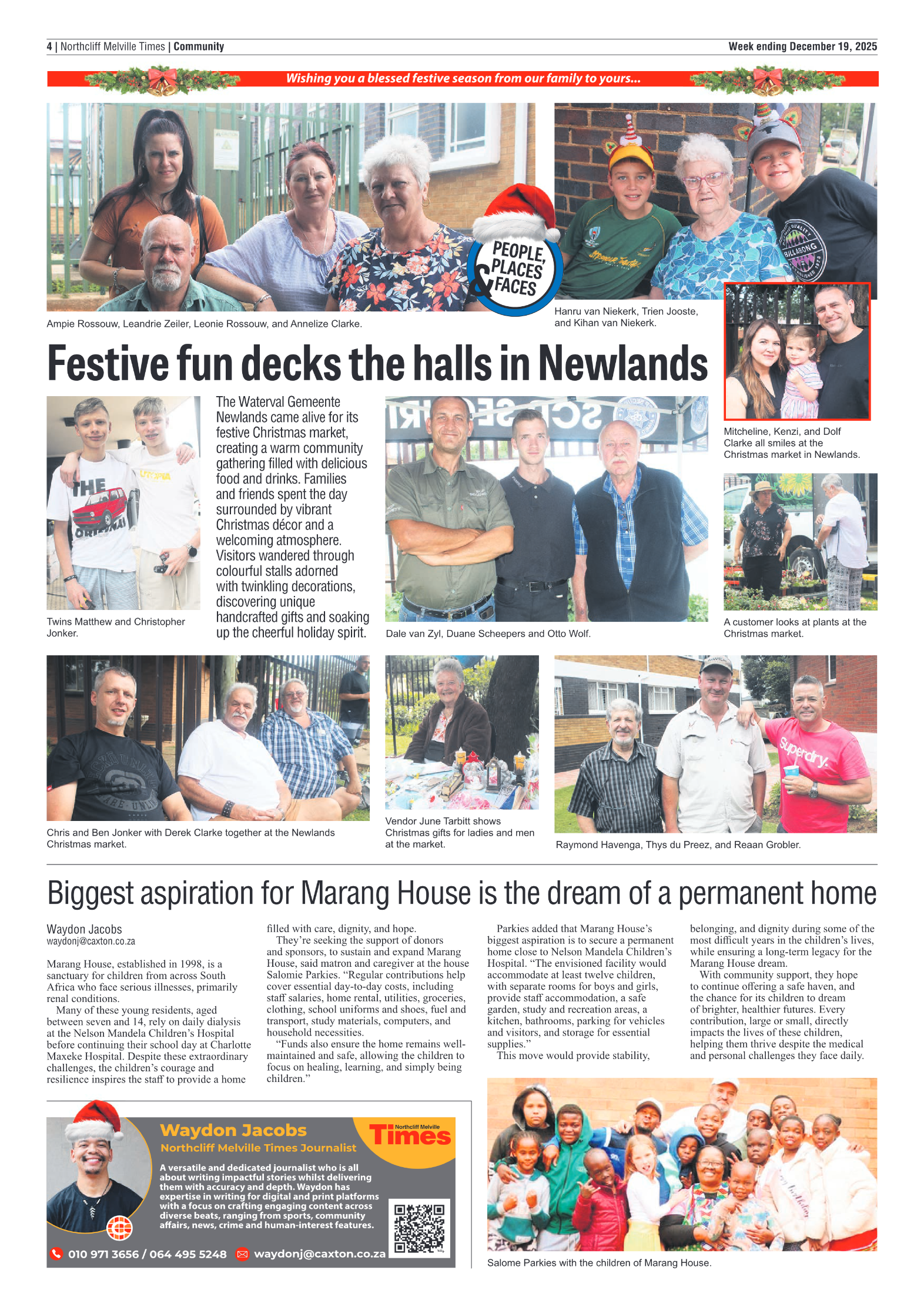 Northcliff Melville Times 19 December 2025 page 4