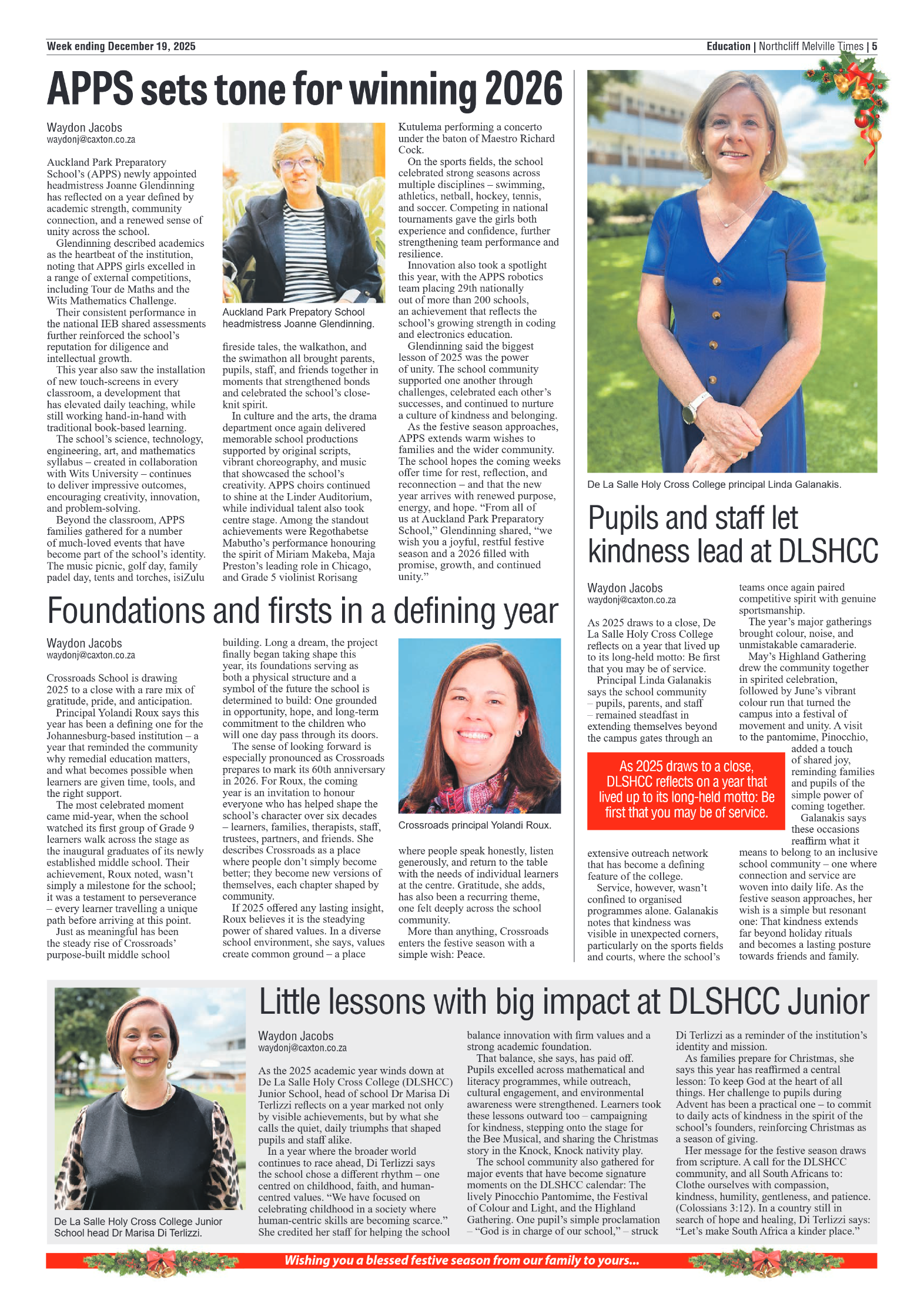 Northcliff Melville Times 19 December 2025 page 5