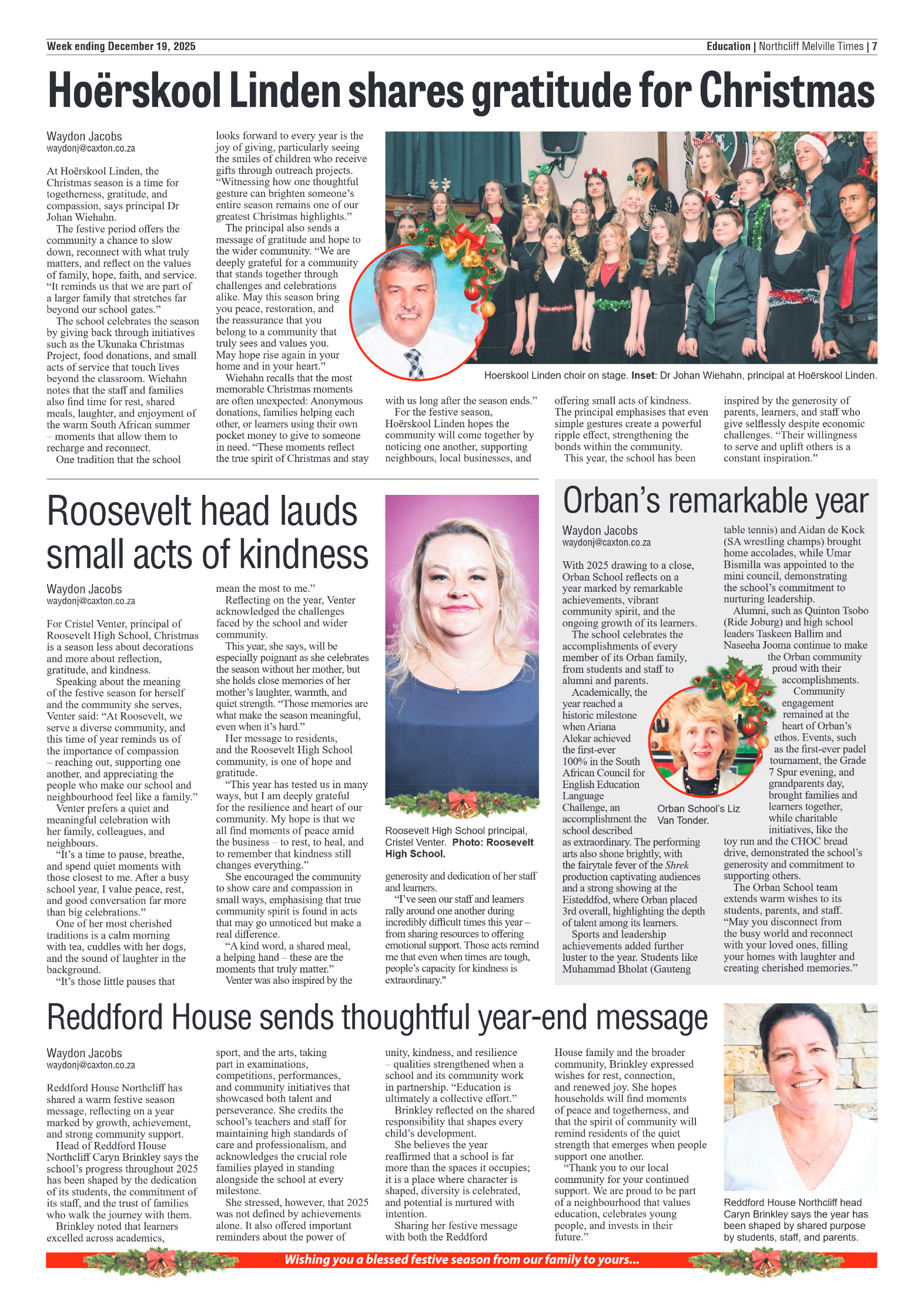 Northcliff Melville Times 19 December 2025 page 7