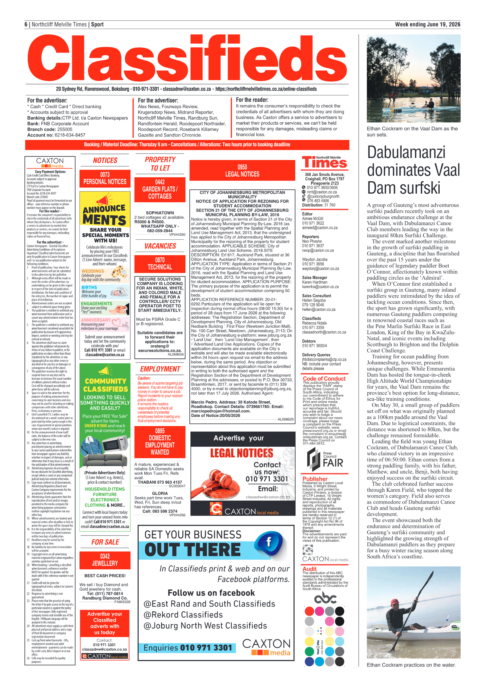 Northcliff Melville Times 19 June 2026 page 6