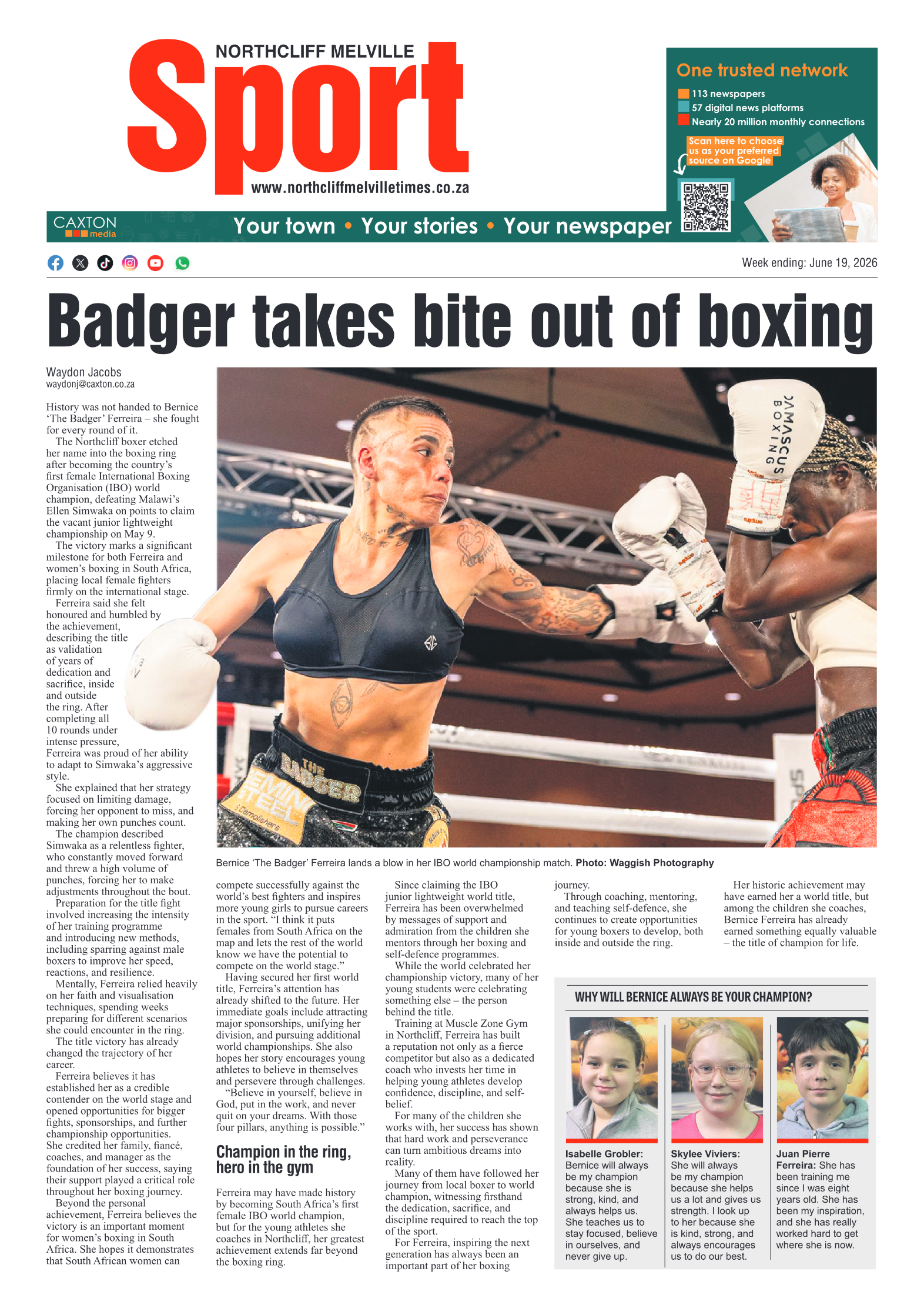 Northcliff Melville Times 19 June 2026 page 8
