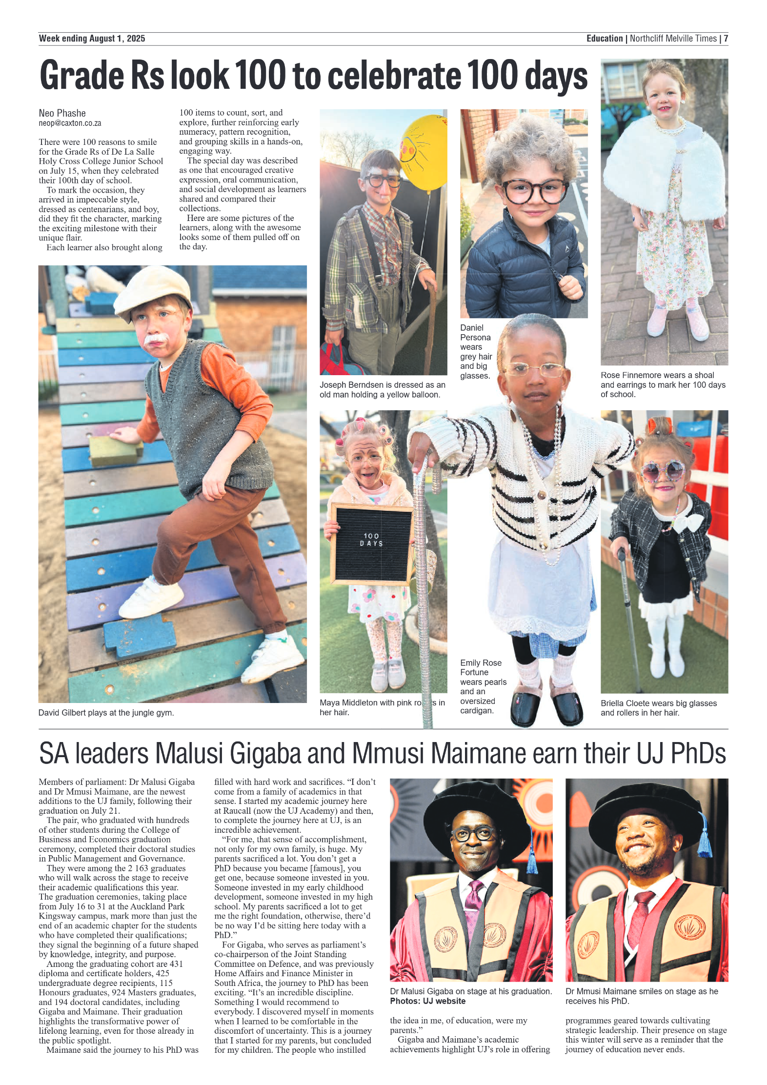 Northcliff Melville Times 1 August 2025 page 15