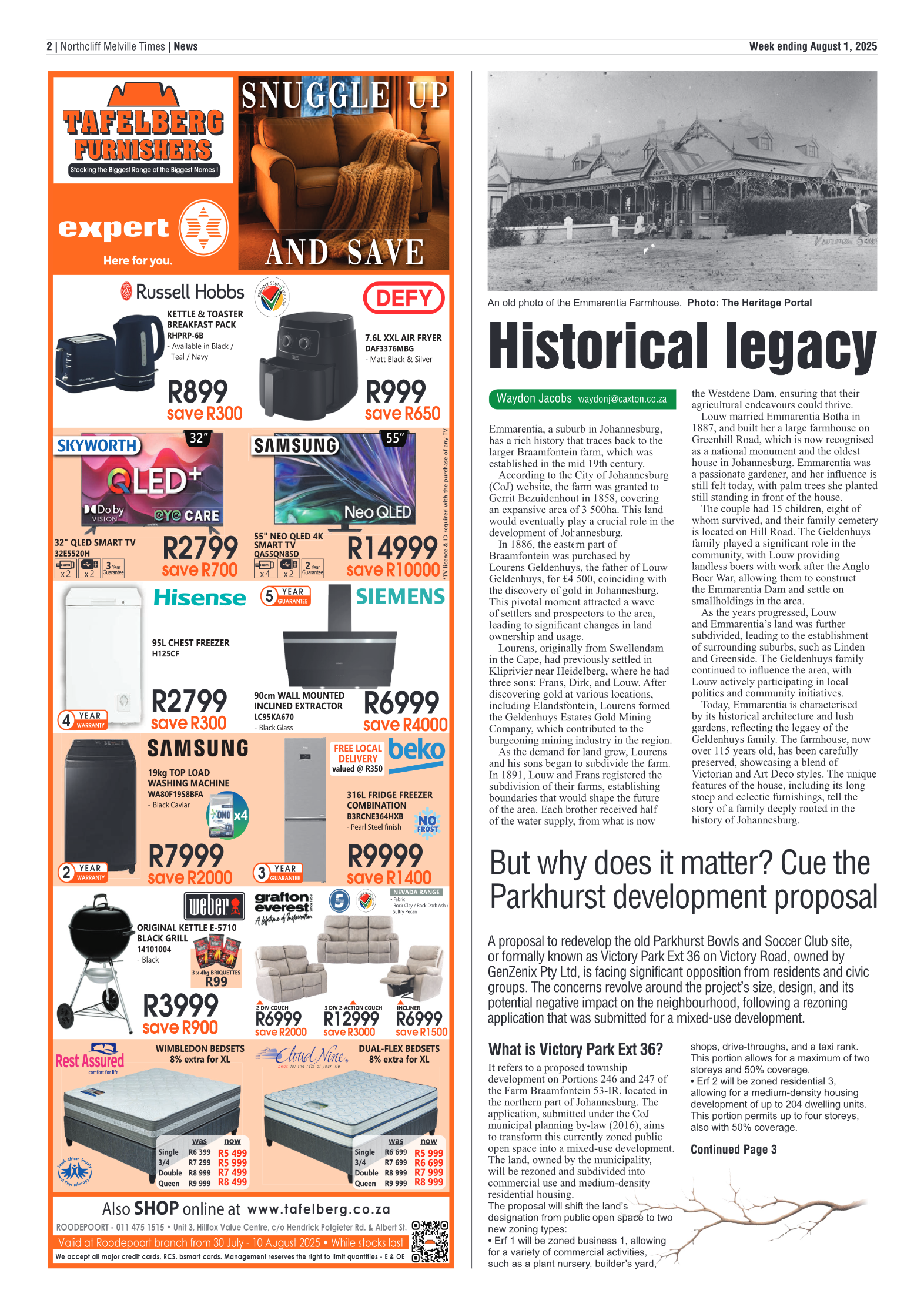Northcliff Melville Times 1 August 2025 page 2