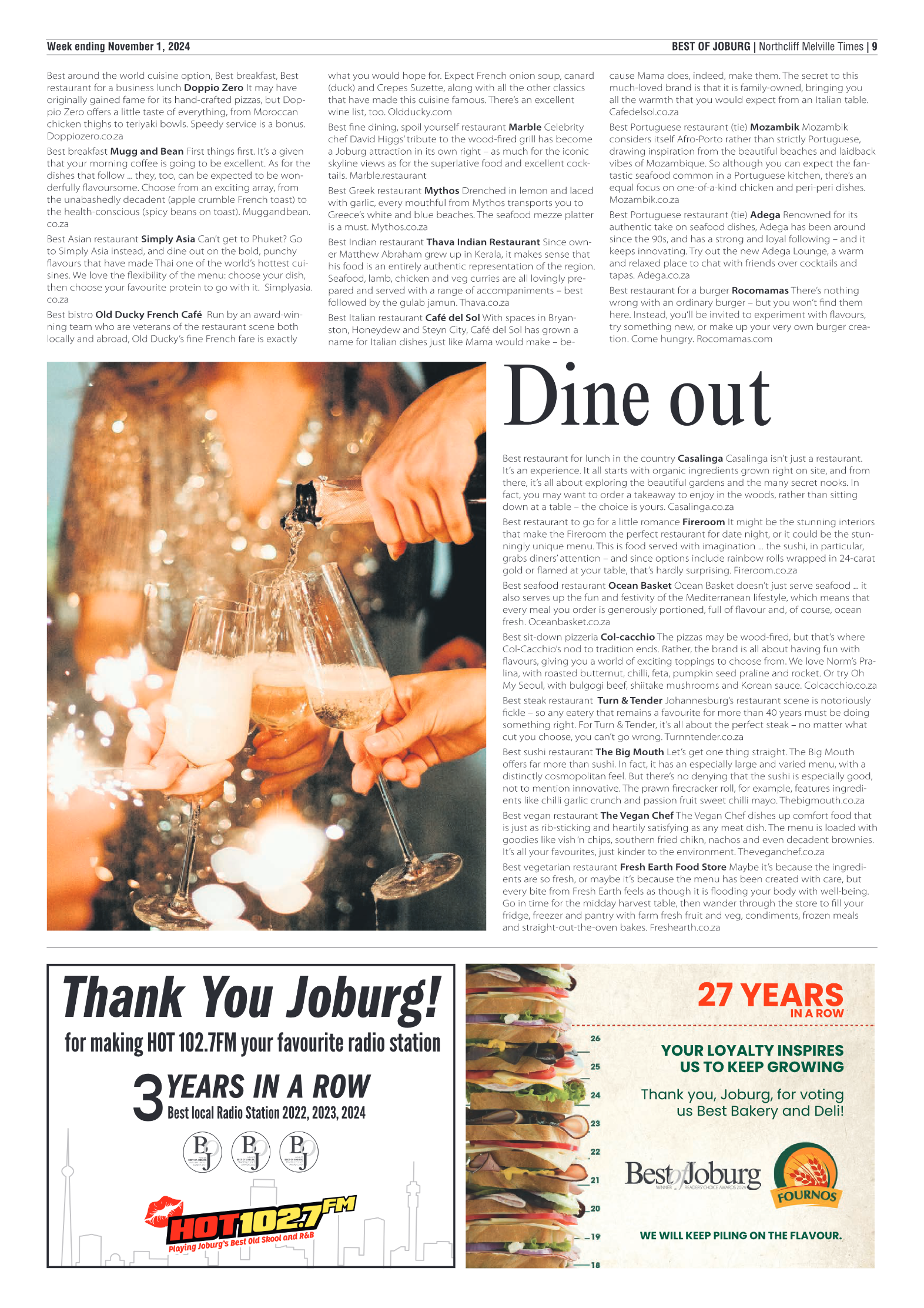 Northcliff Melville Times 1 November 2024 page 9