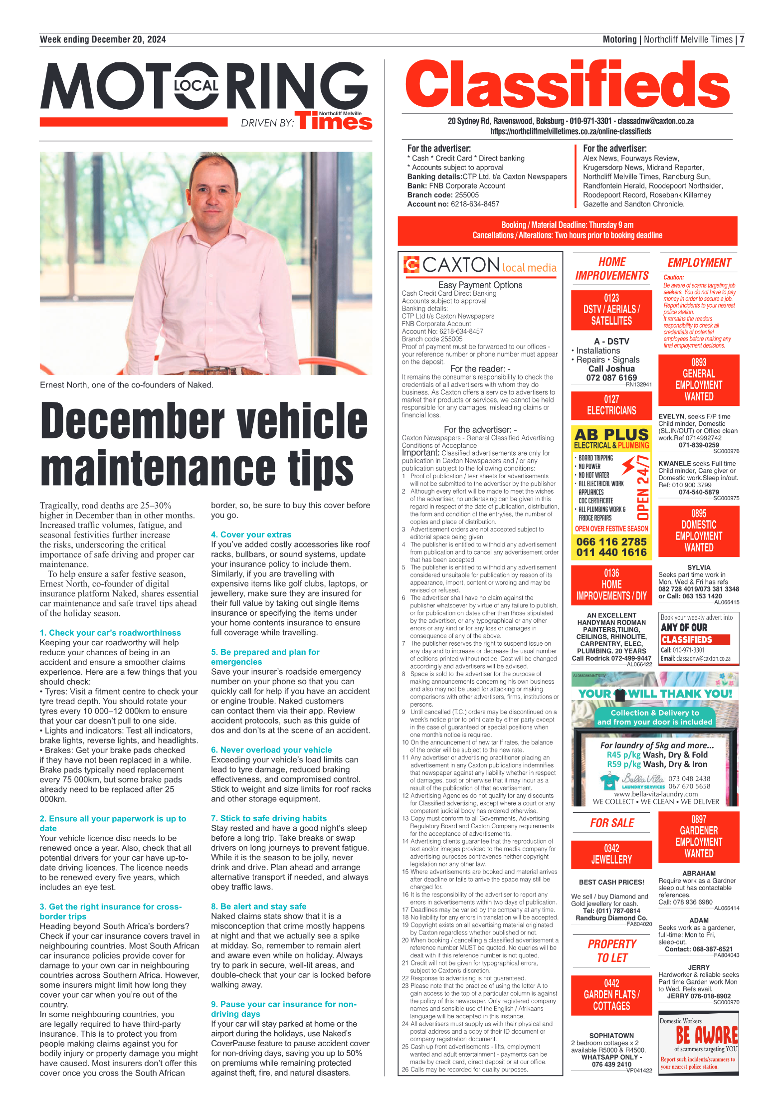 Northcliff Melville Times 20 December 2024 page 7
