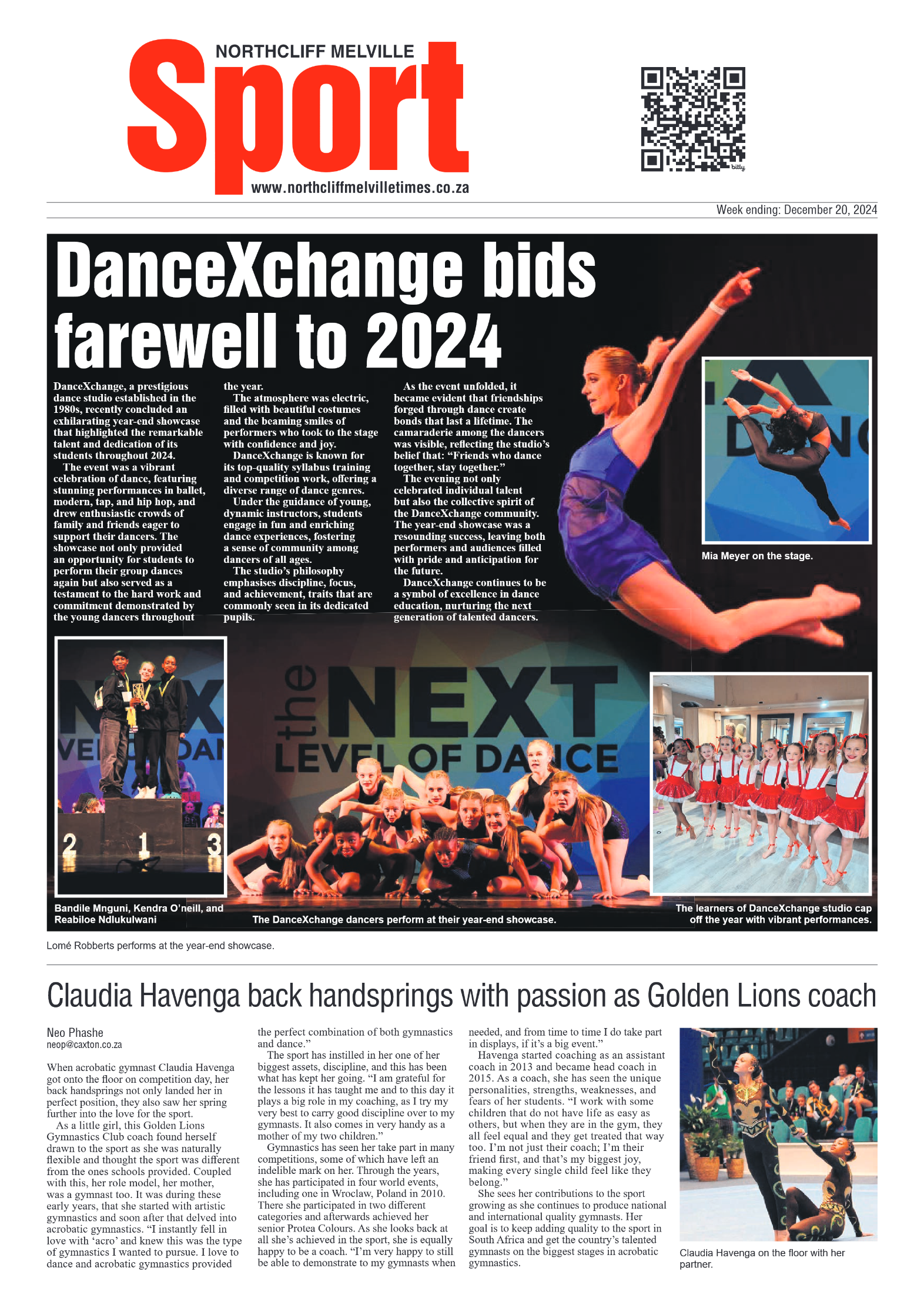 Northcliff Melville Times 20 December 2024 page 8