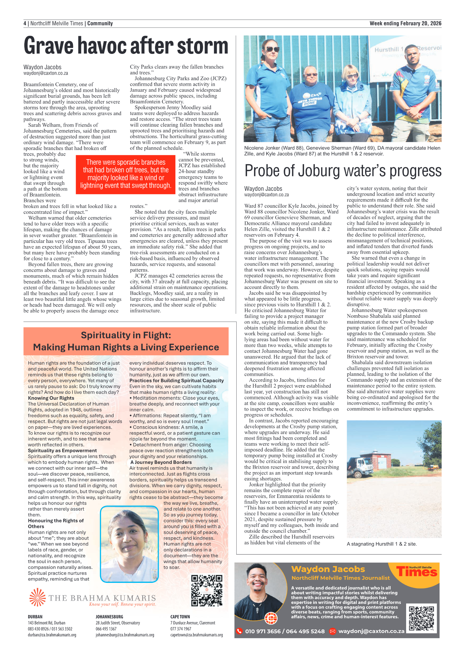 Northcliff Melville Times 20 February 2026 page 4