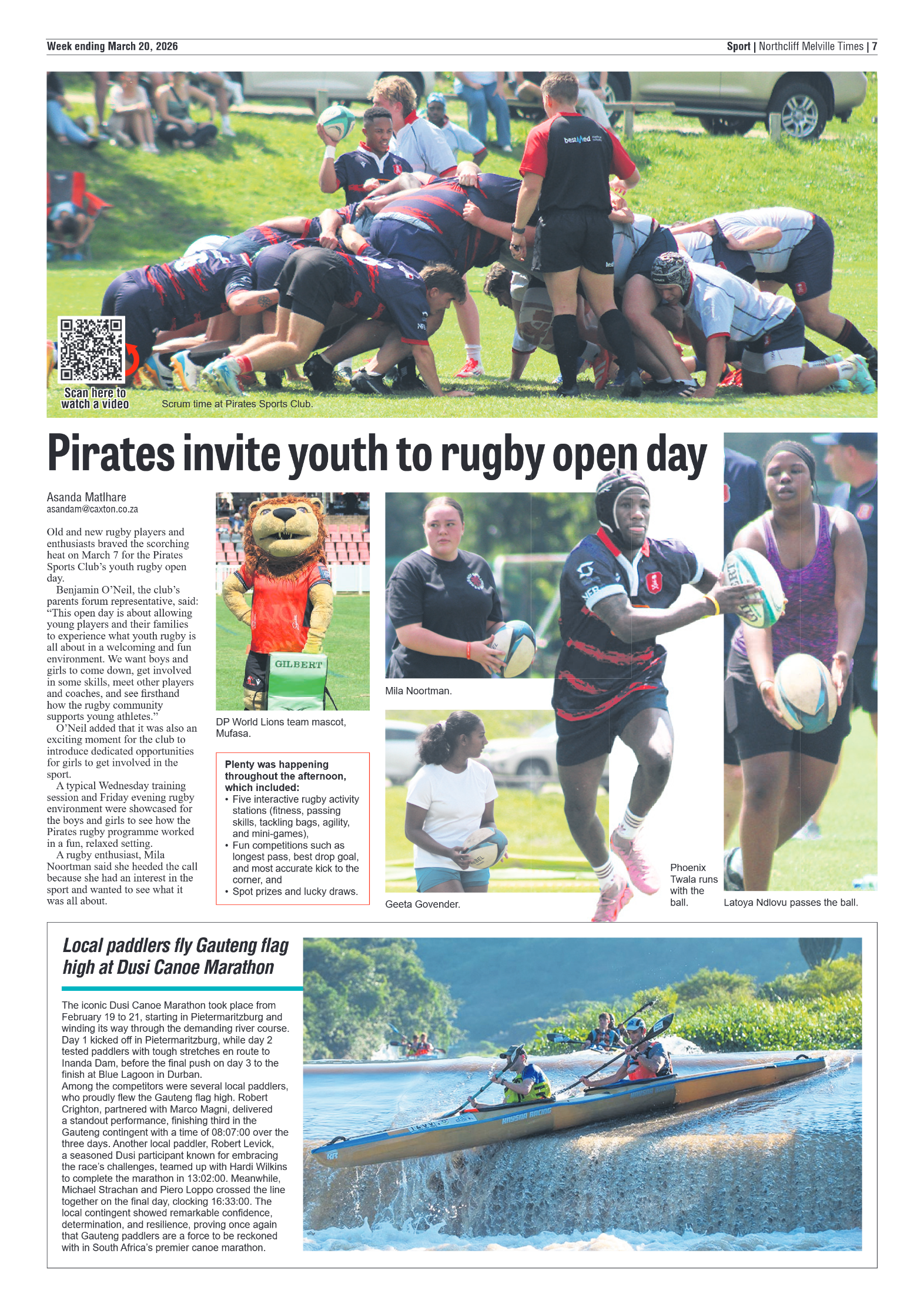 Northcliff Melville Times 20 March 2026 page 7