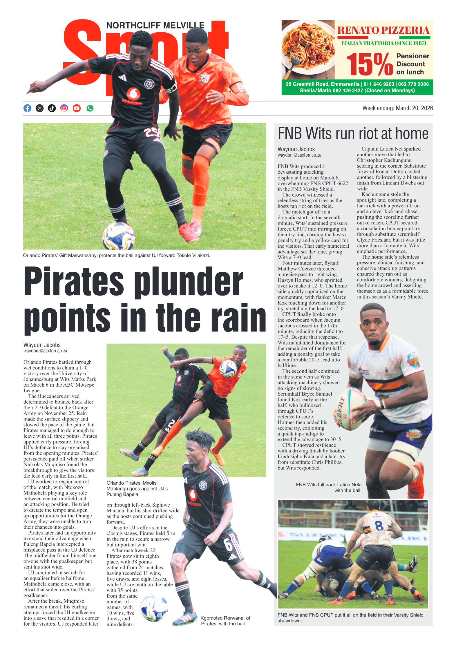 Northcliff Melville Times 20 March 2026 page 8
