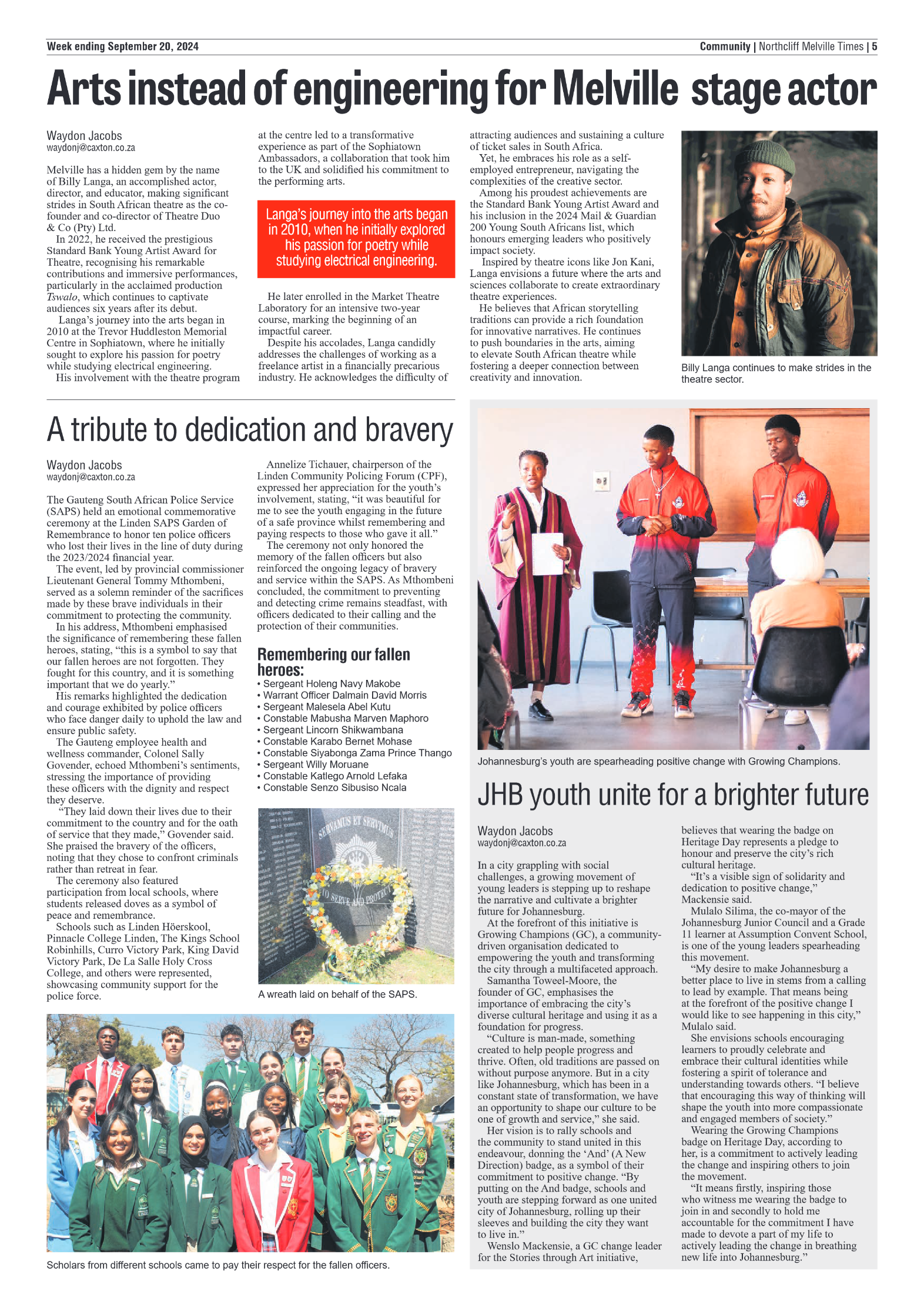 Northcliff Melville Times 20 September 2024 page 5