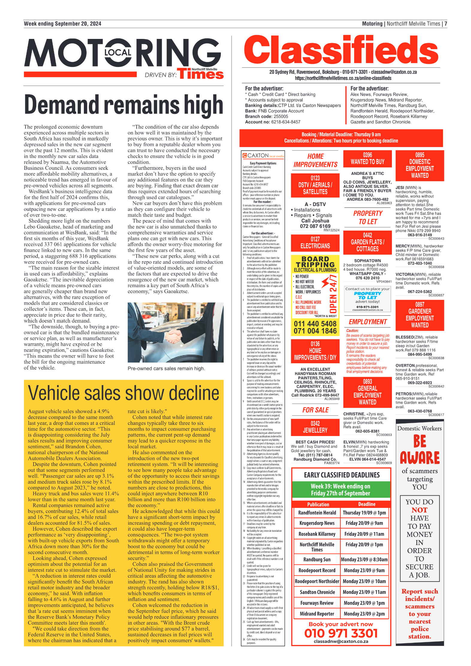 Northcliff Melville Times 20 September 2024 page 7