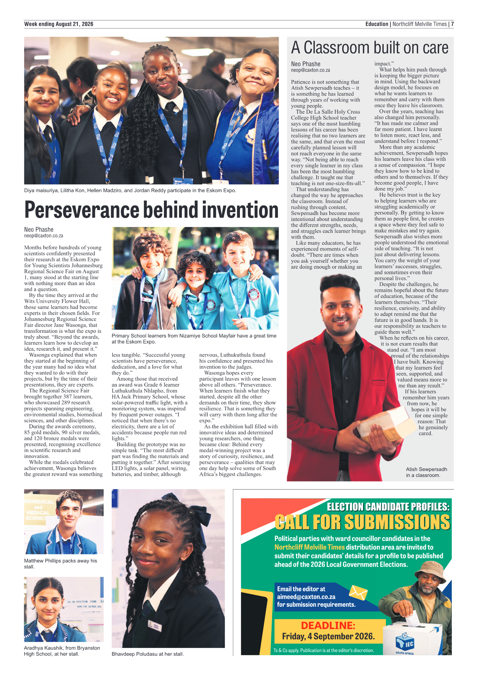 Northcliff Melville Times 21 August 2026 page 7
