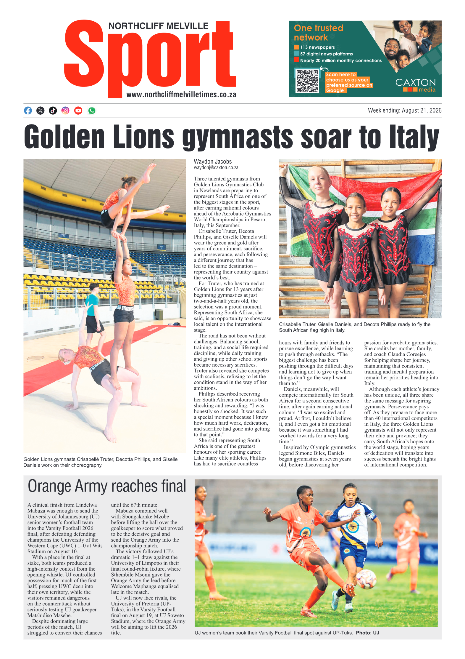 Northcliff Melville Times 21 August 2026 page 8