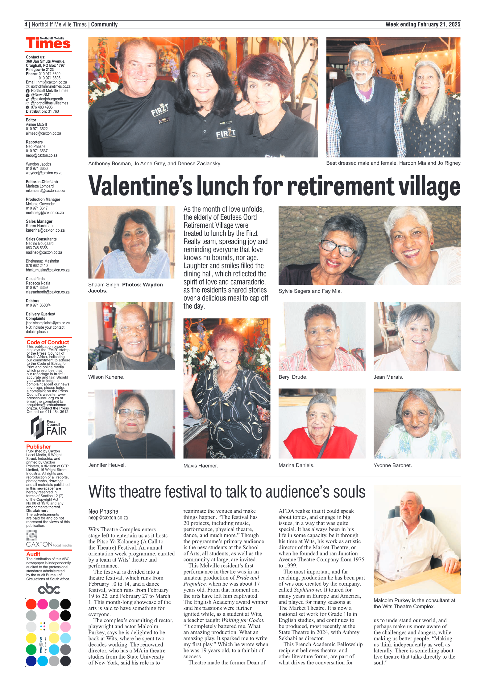 Northcliff Melville Times 21 February 2025 page 4
