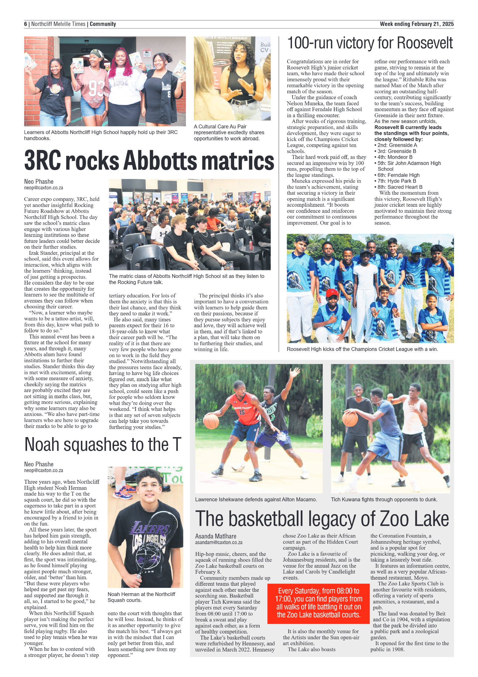Northcliff Melville Times 21 February 2025 page 6