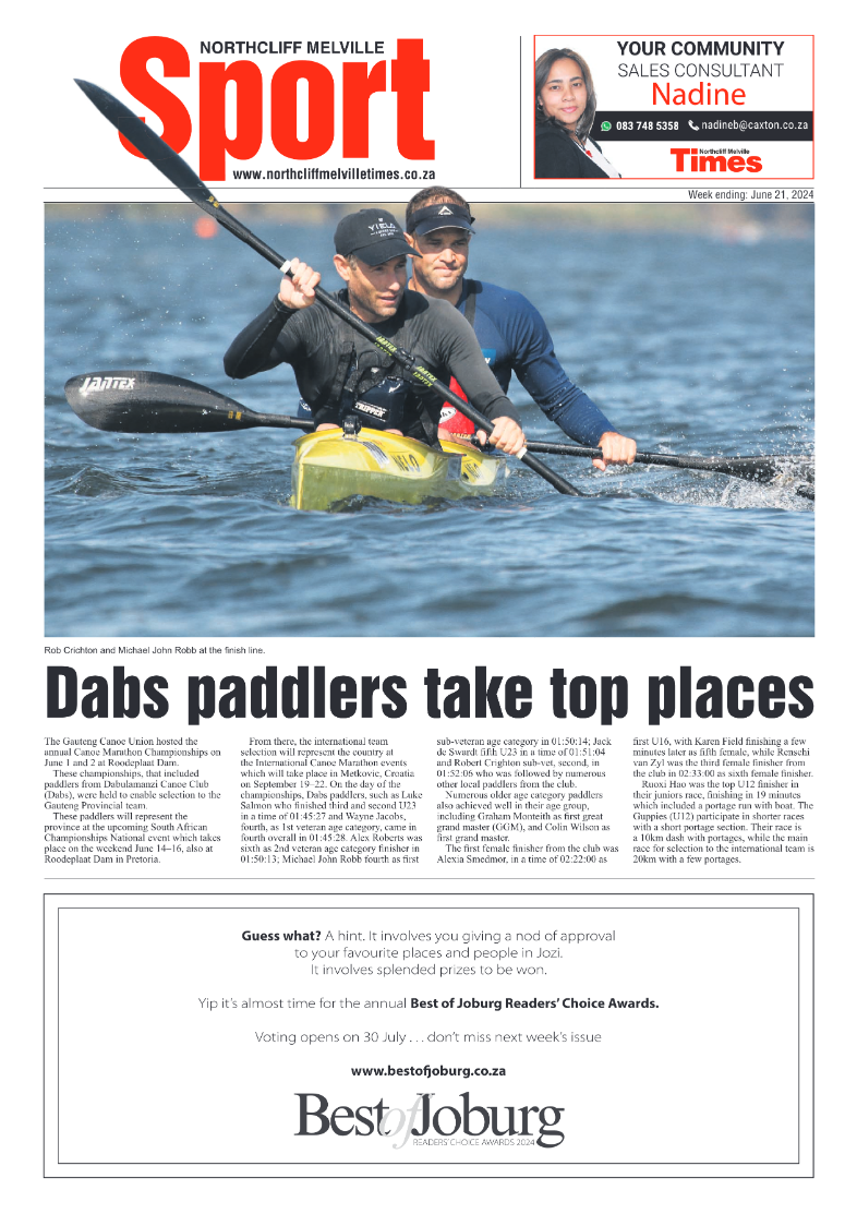 Northcliff Melville Times 21 June 2024 page 8
