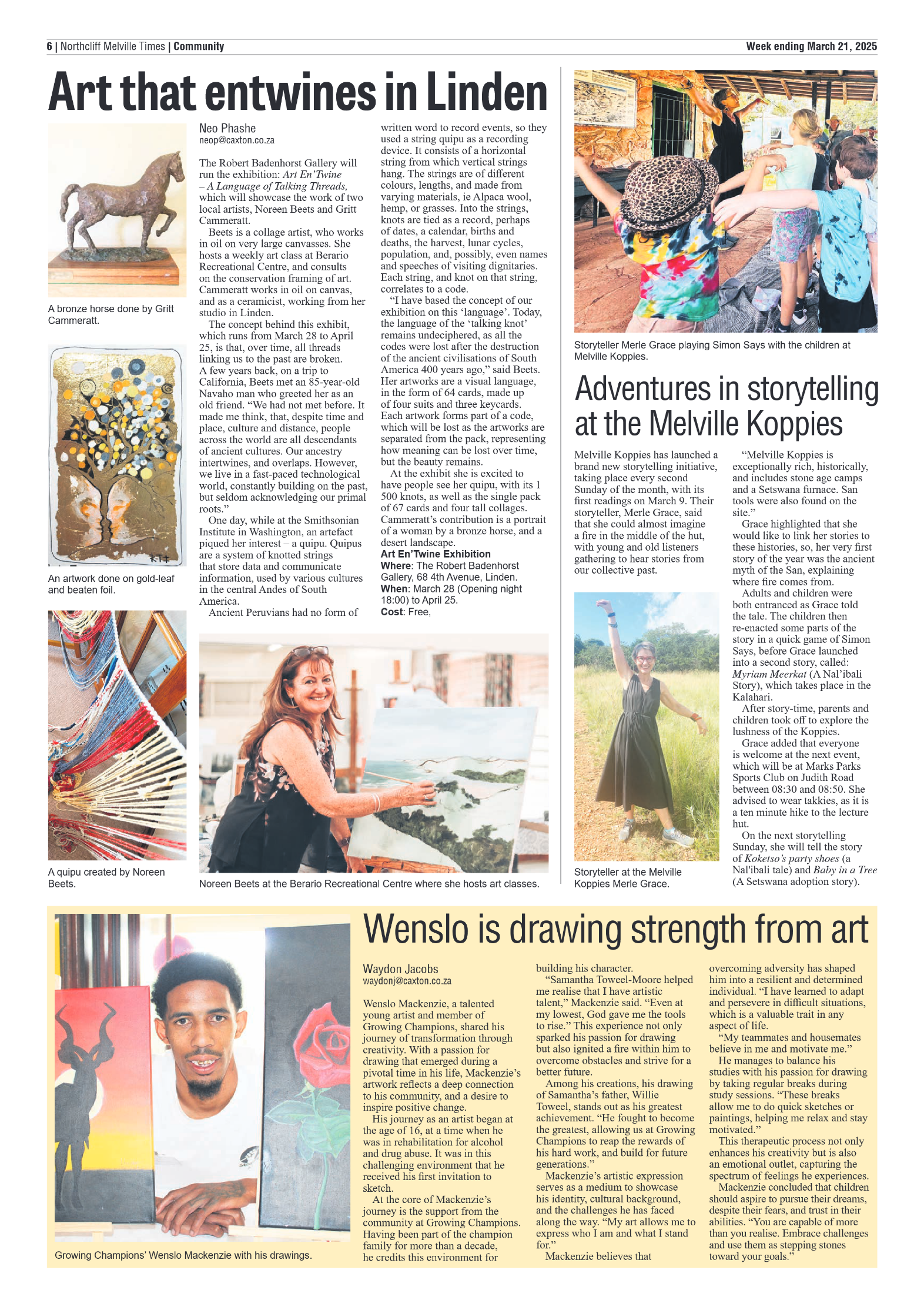 Northcliff Melville Times 21 March 2025 page 6