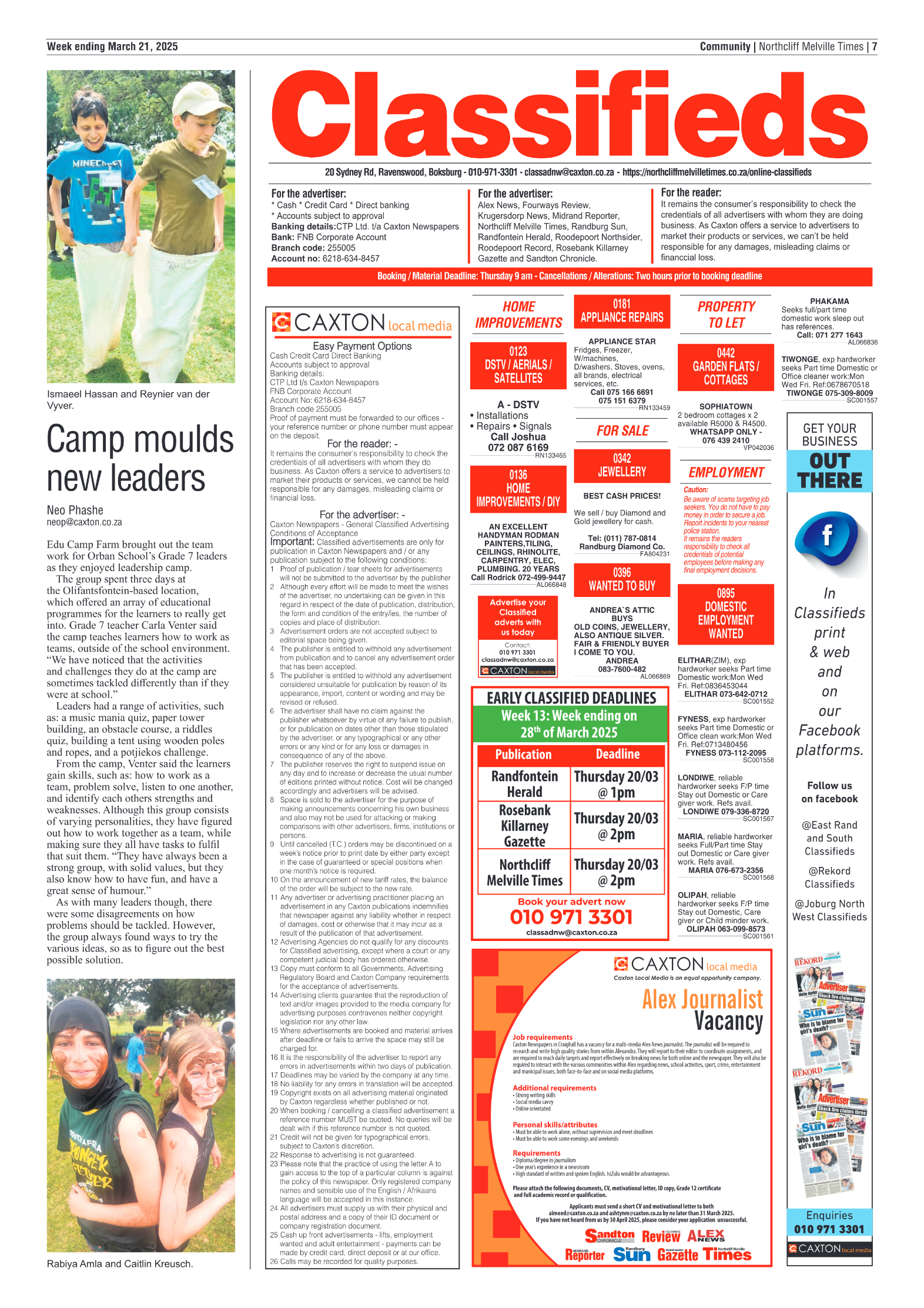 Northcliff Melville Times 21 March 2025 page 7