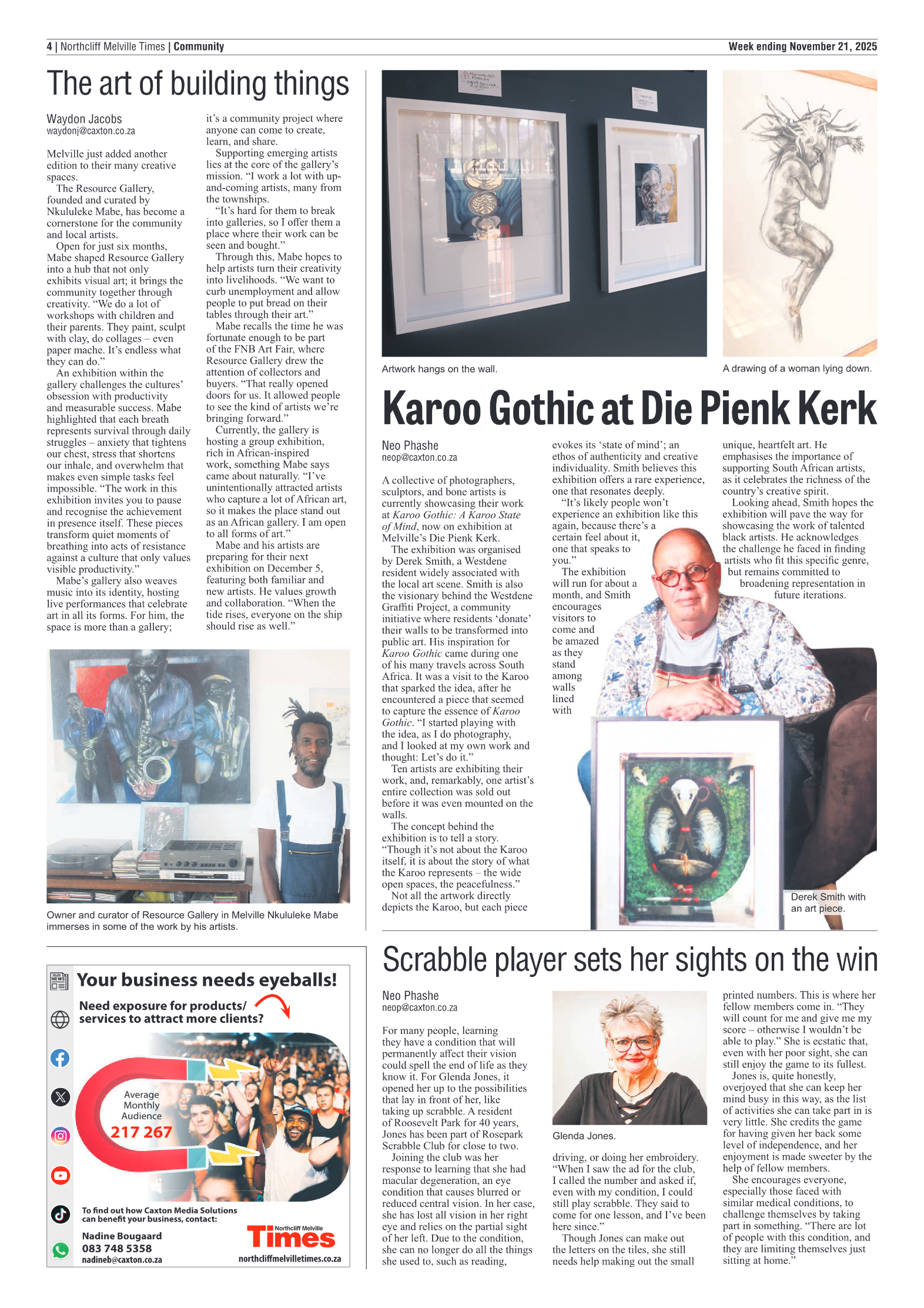 Northcliff Melville Times 21 November 2025 page 4