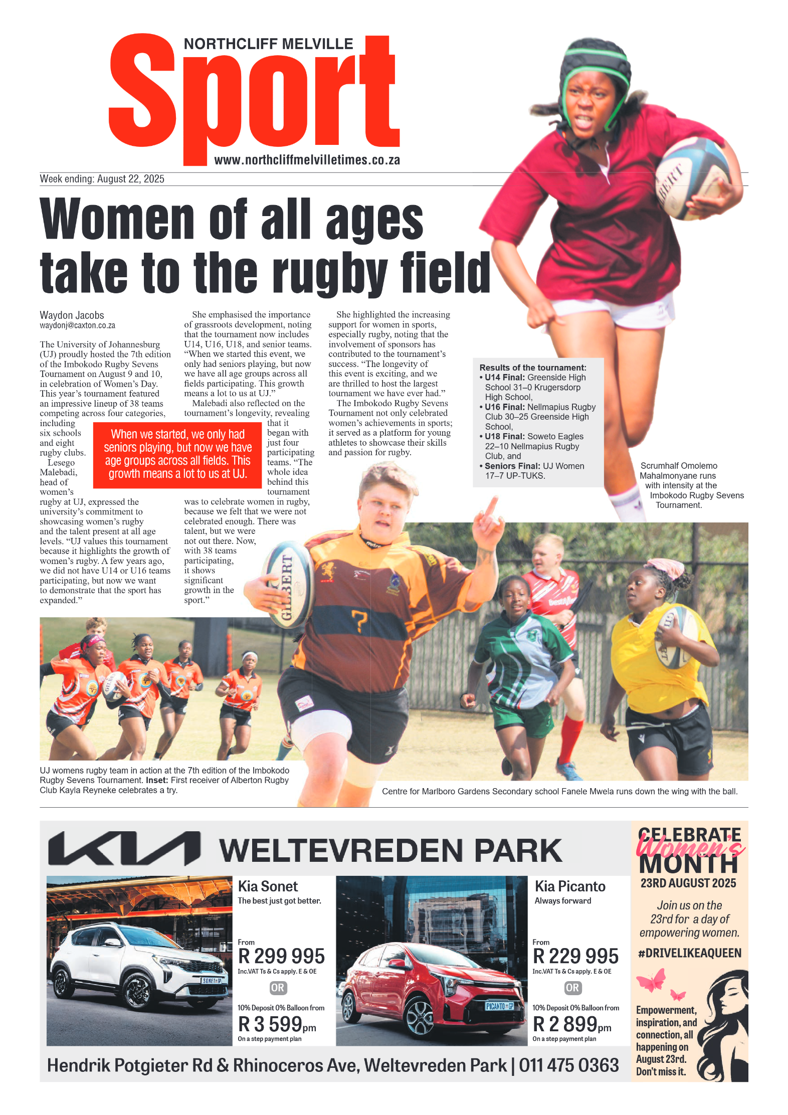 Northcliff Melville Times 22 August 2025 page 8