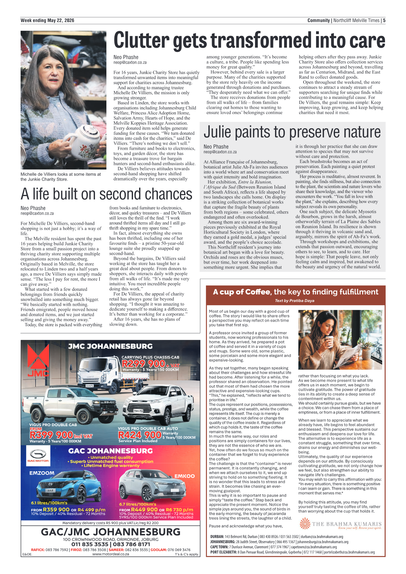 Northcliff Melville Times 22 May 2026 page 5