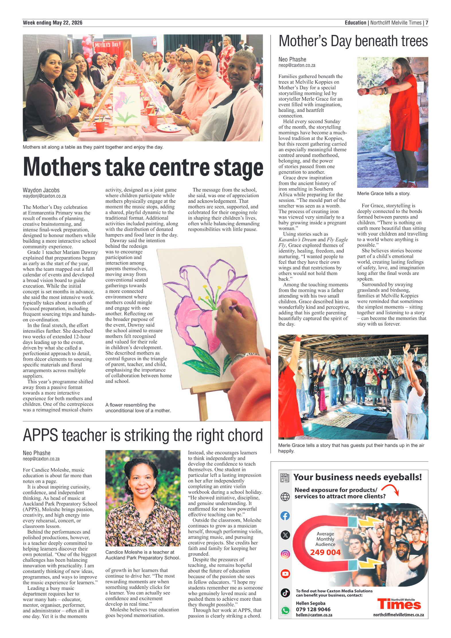 Northcliff Melville Times 22 May 2026 page 7