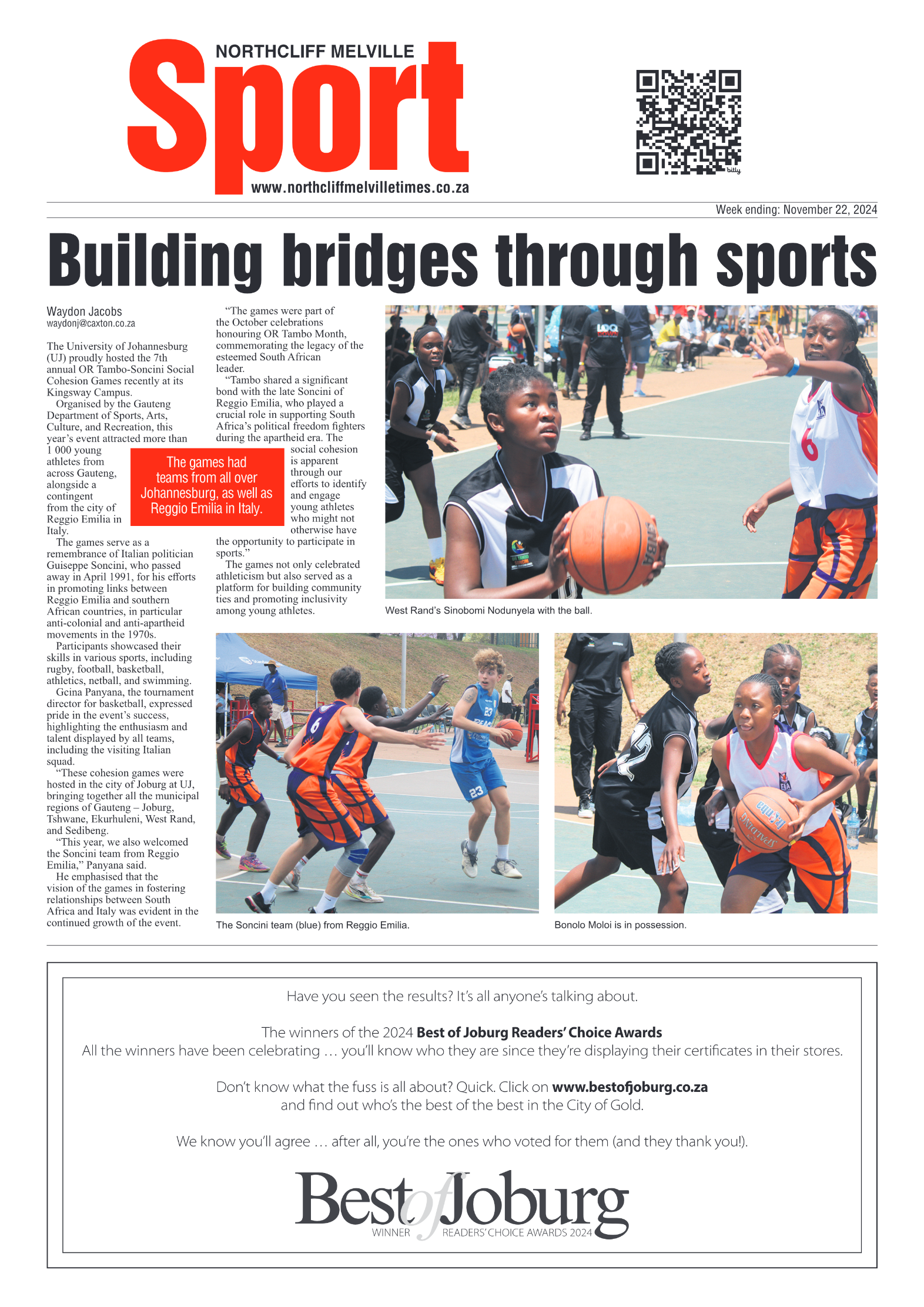 Northcliff Melville Times 22 November 2024 page 12