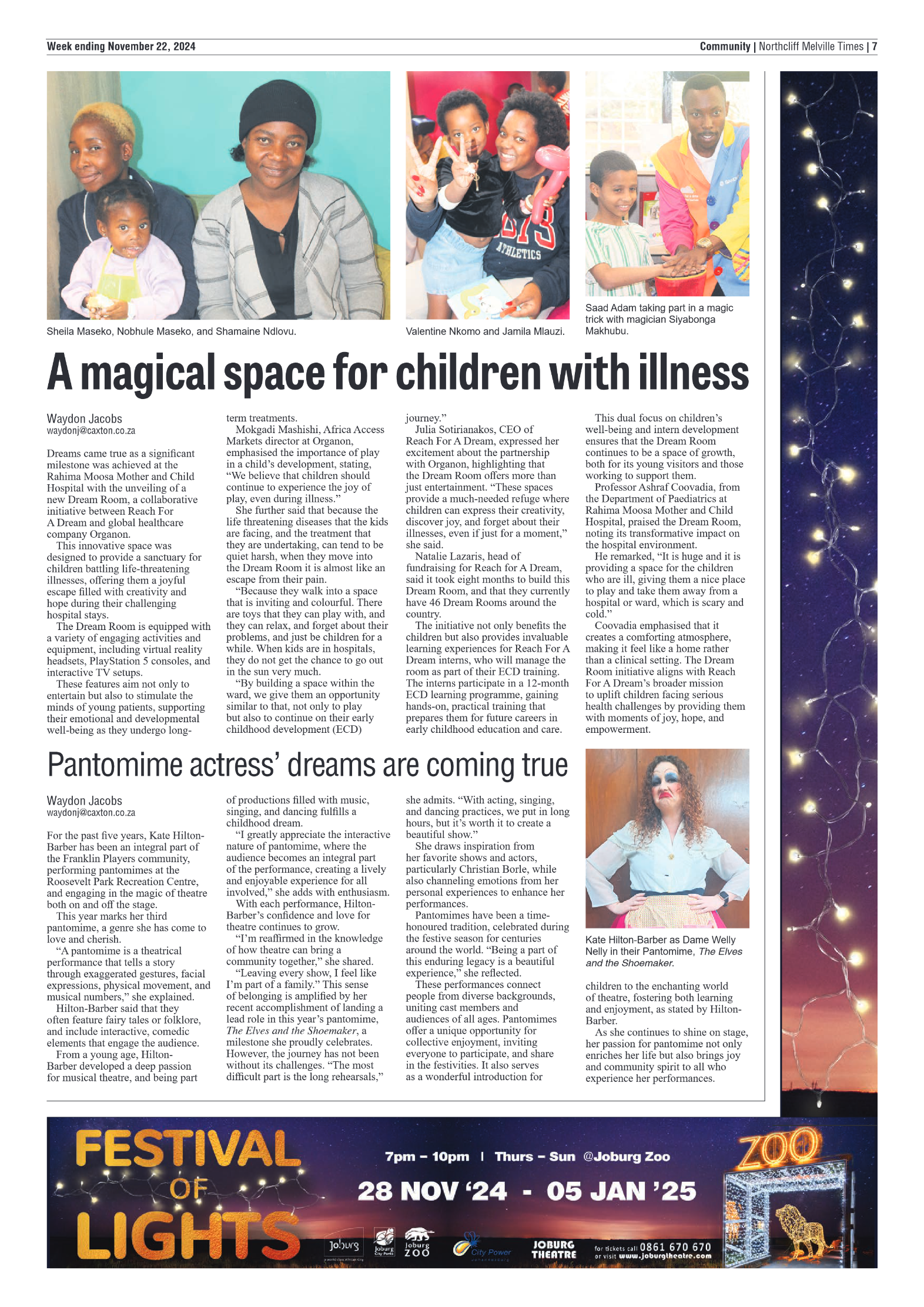 Northcliff Melville Times 22 November 2024 page 7