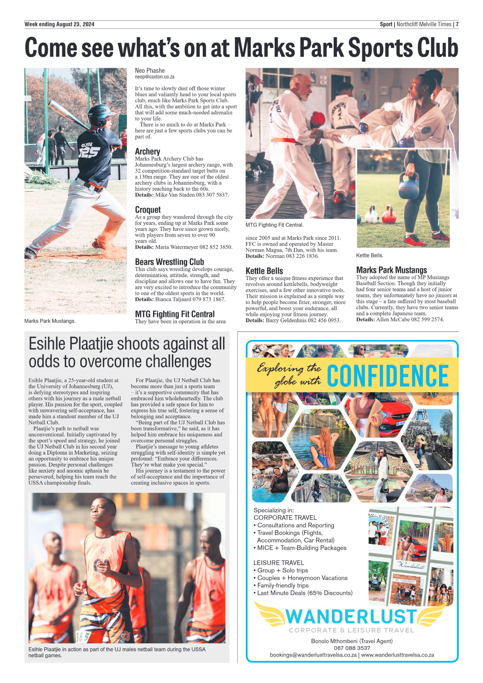 Northcliff Melville Times 23 August 2024 page 7