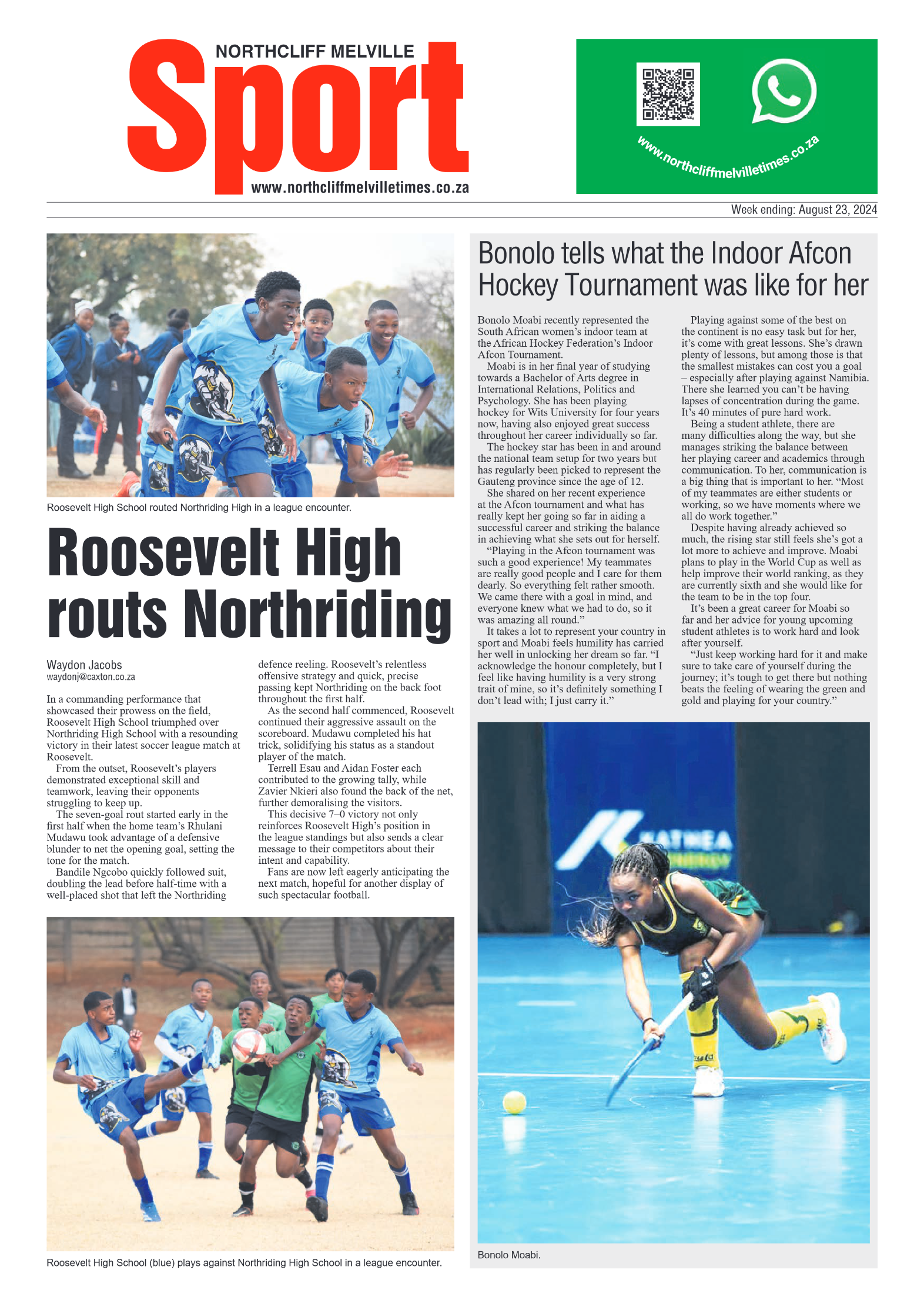 Northcliff Melville Times 23 August 2024 page 8
