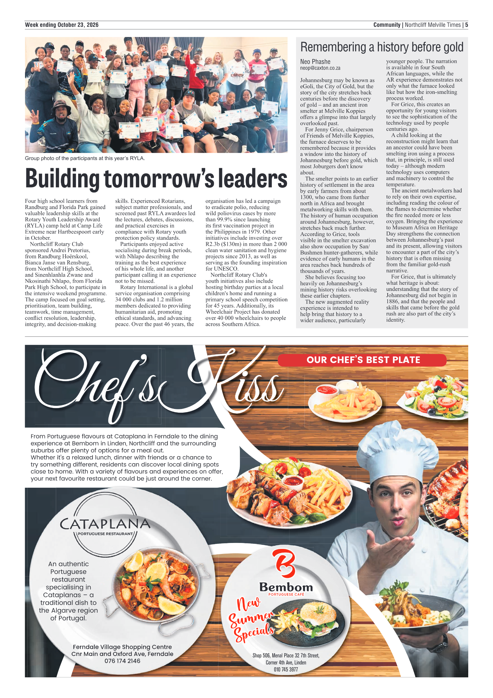 Northcliff Melville Times 23 October 2026 page 5