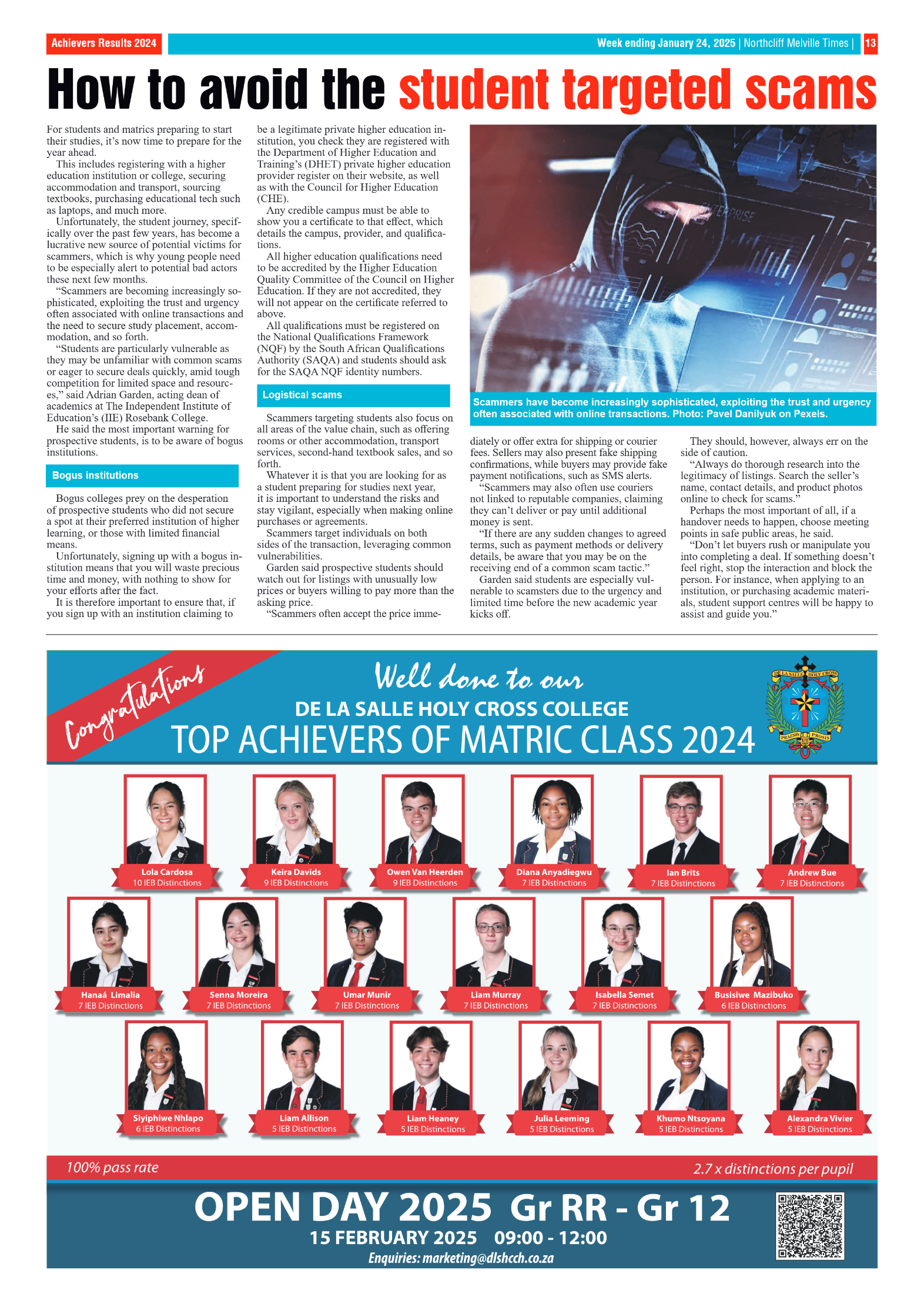 Northcliff Melville Times 24 January 2025 page 13