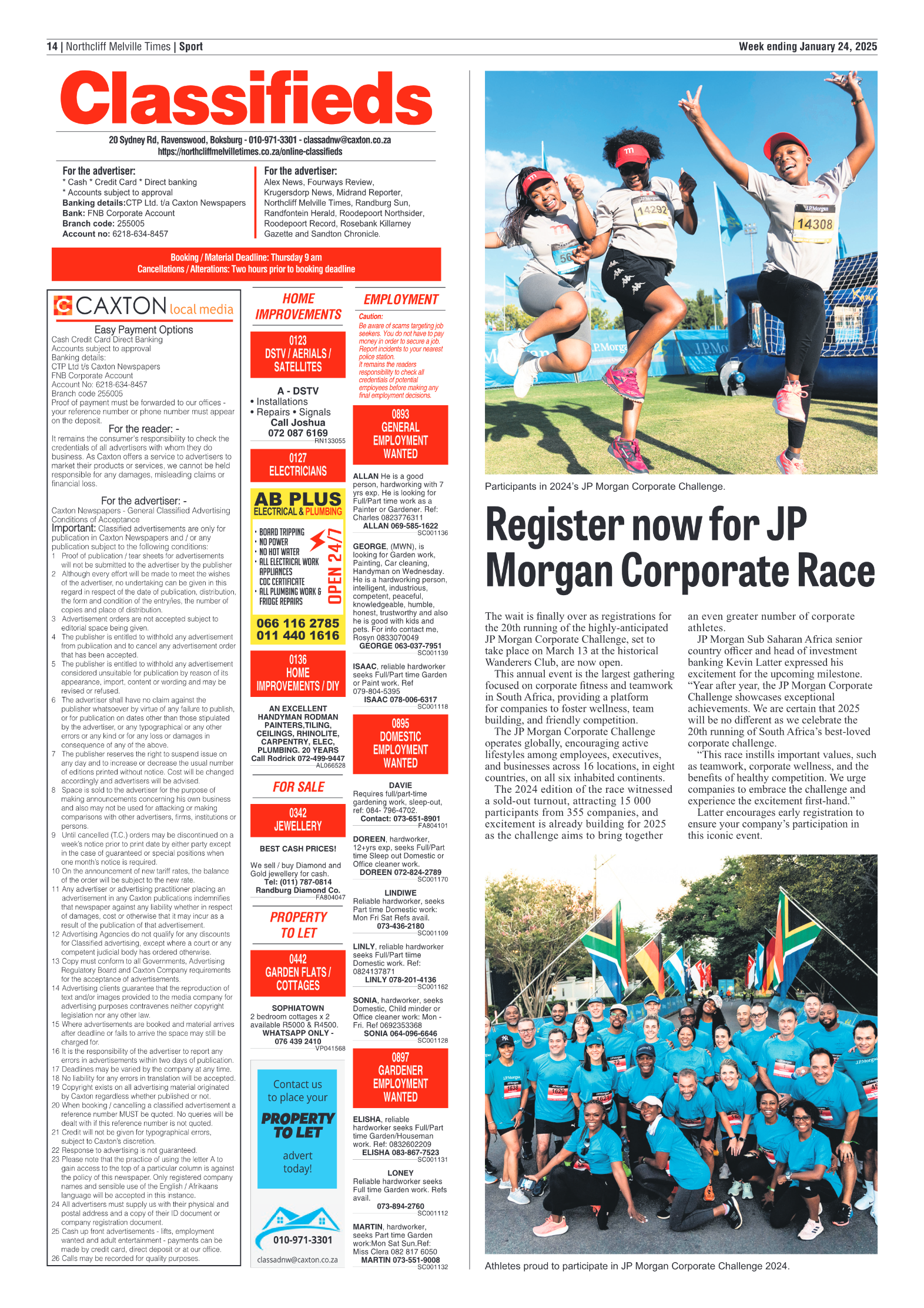 Northcliff Melville Times 24 January 2025 page 14