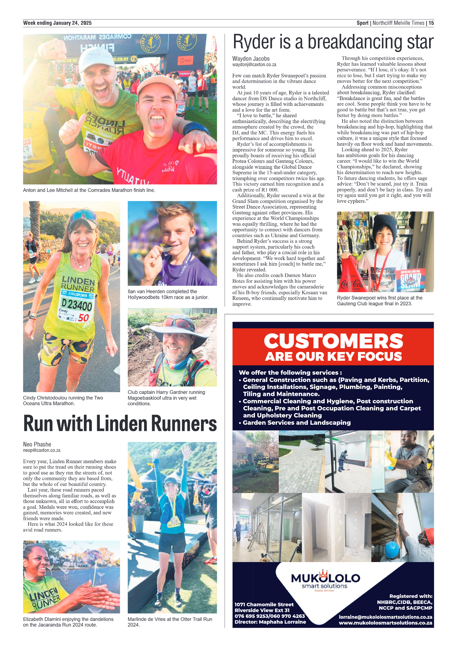 Northcliff Melville Times 24 January 2025 page 15