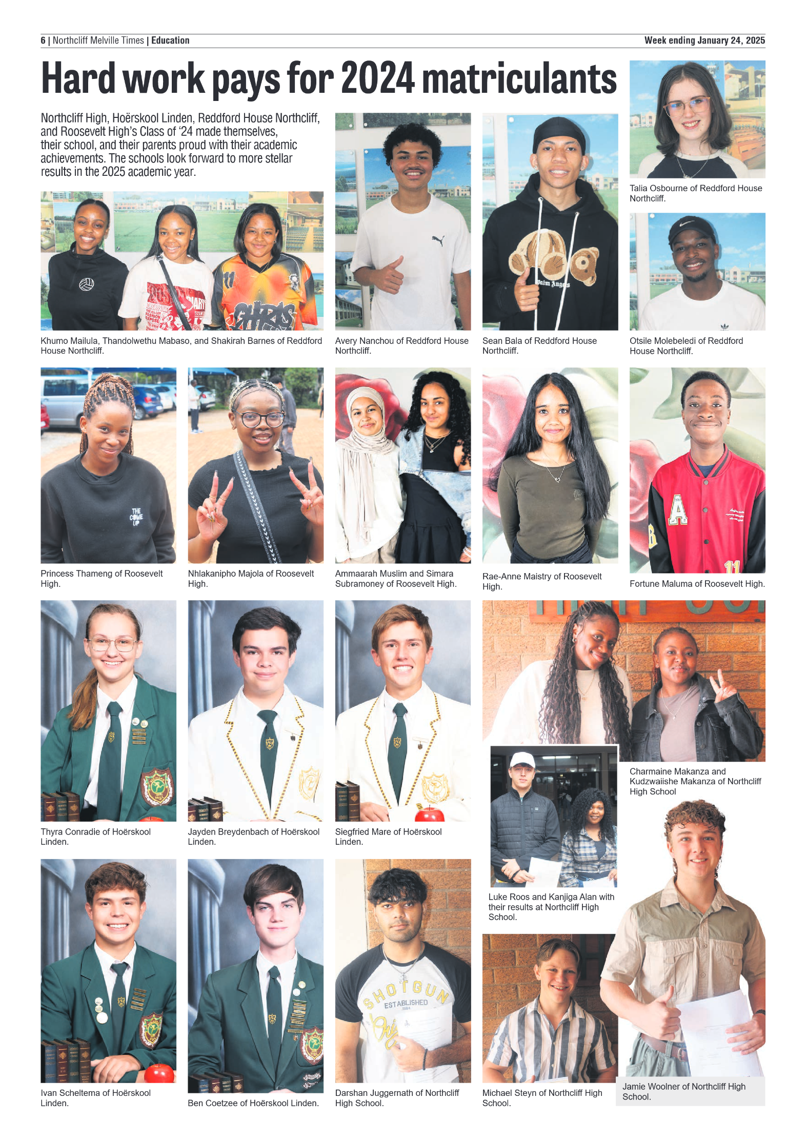 Northcliff Melville Times 24 January 2025 page 6