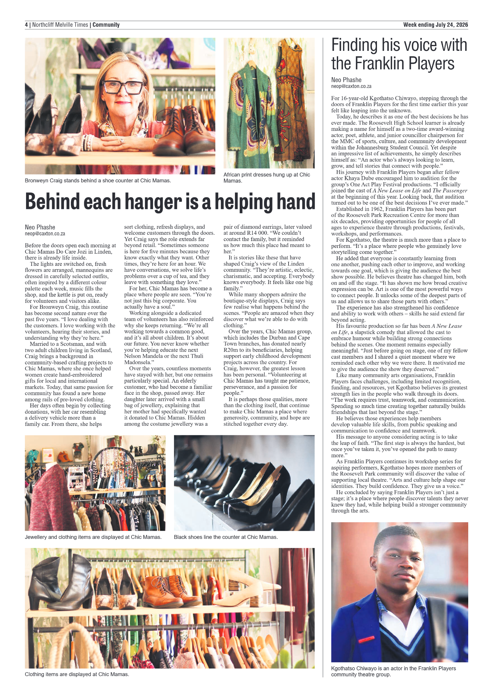 Northcliff Melville Times 24 July 2026 page 4