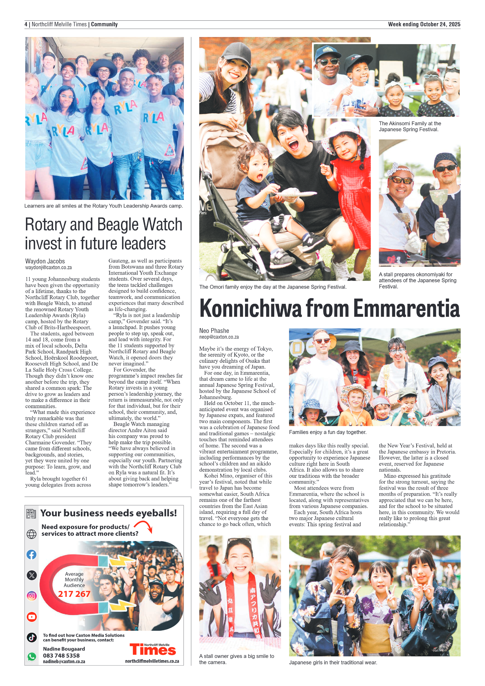 Northcliff Melville Times 24 October 2025 page 4